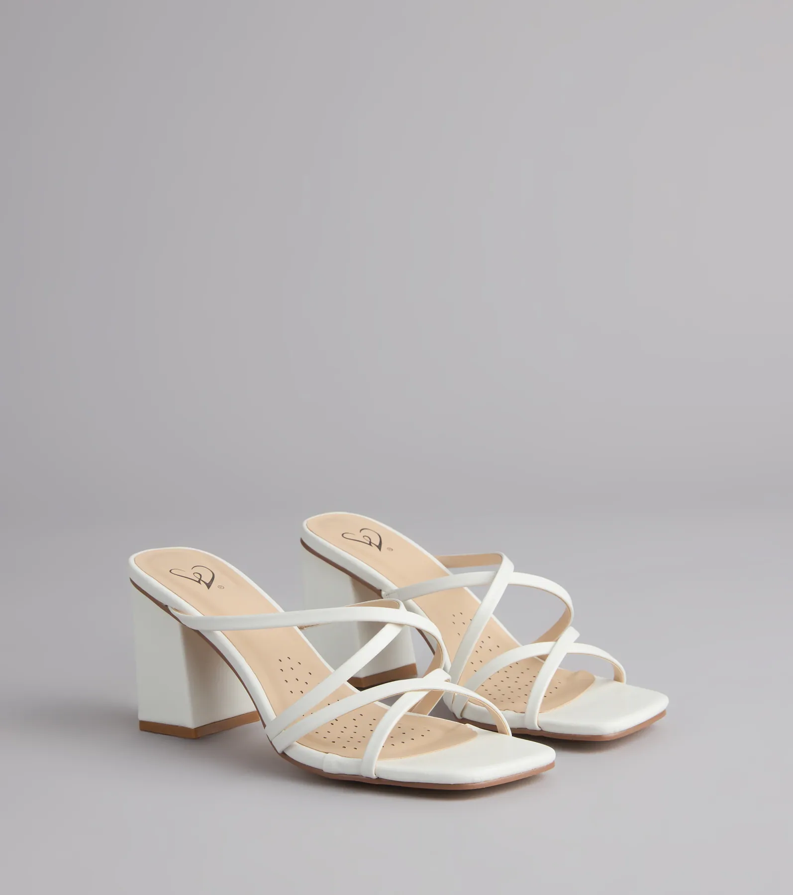On Point Criss-Cross Strappy Mules