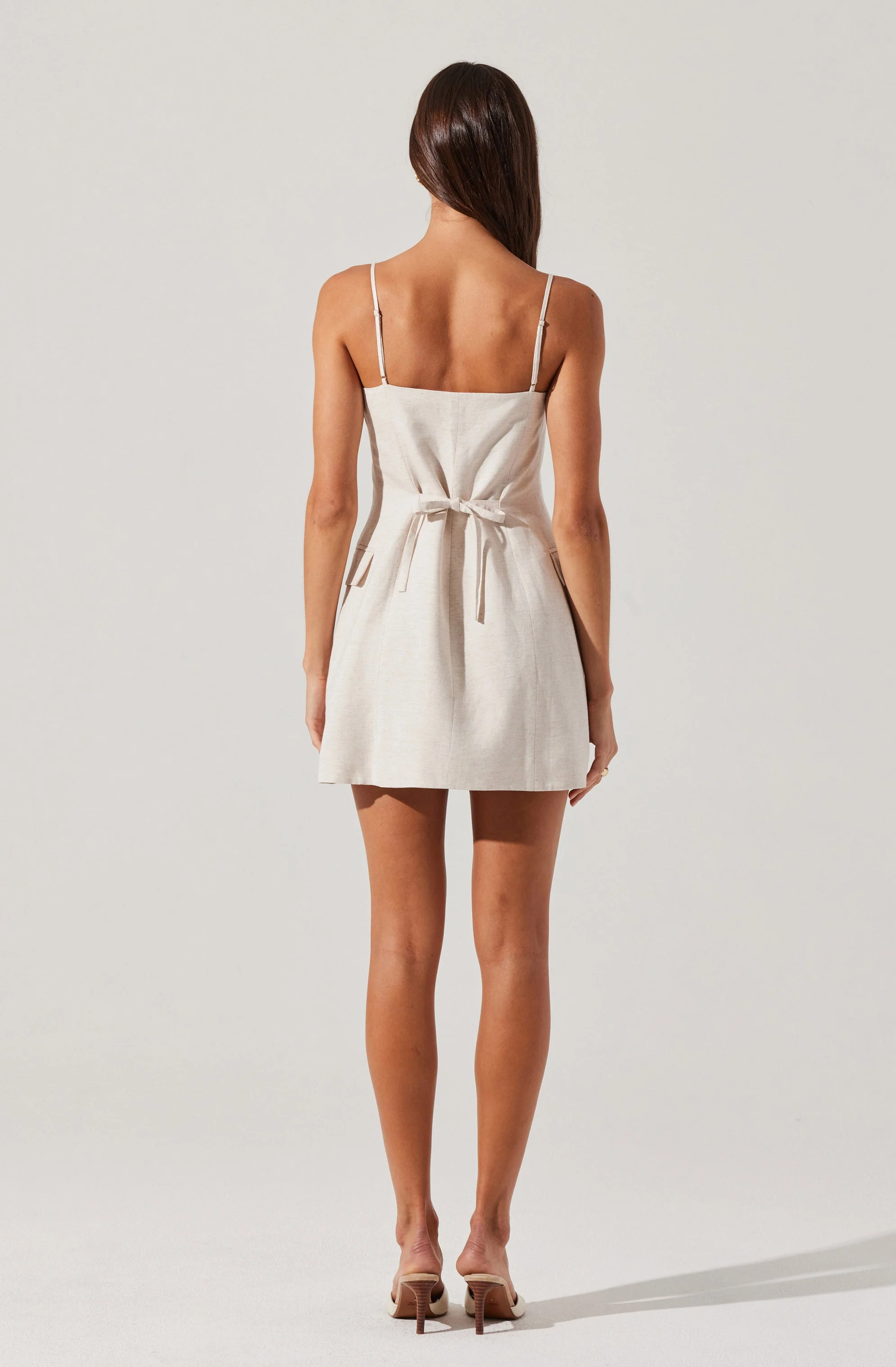 Azria Button-Front Wrap Dress