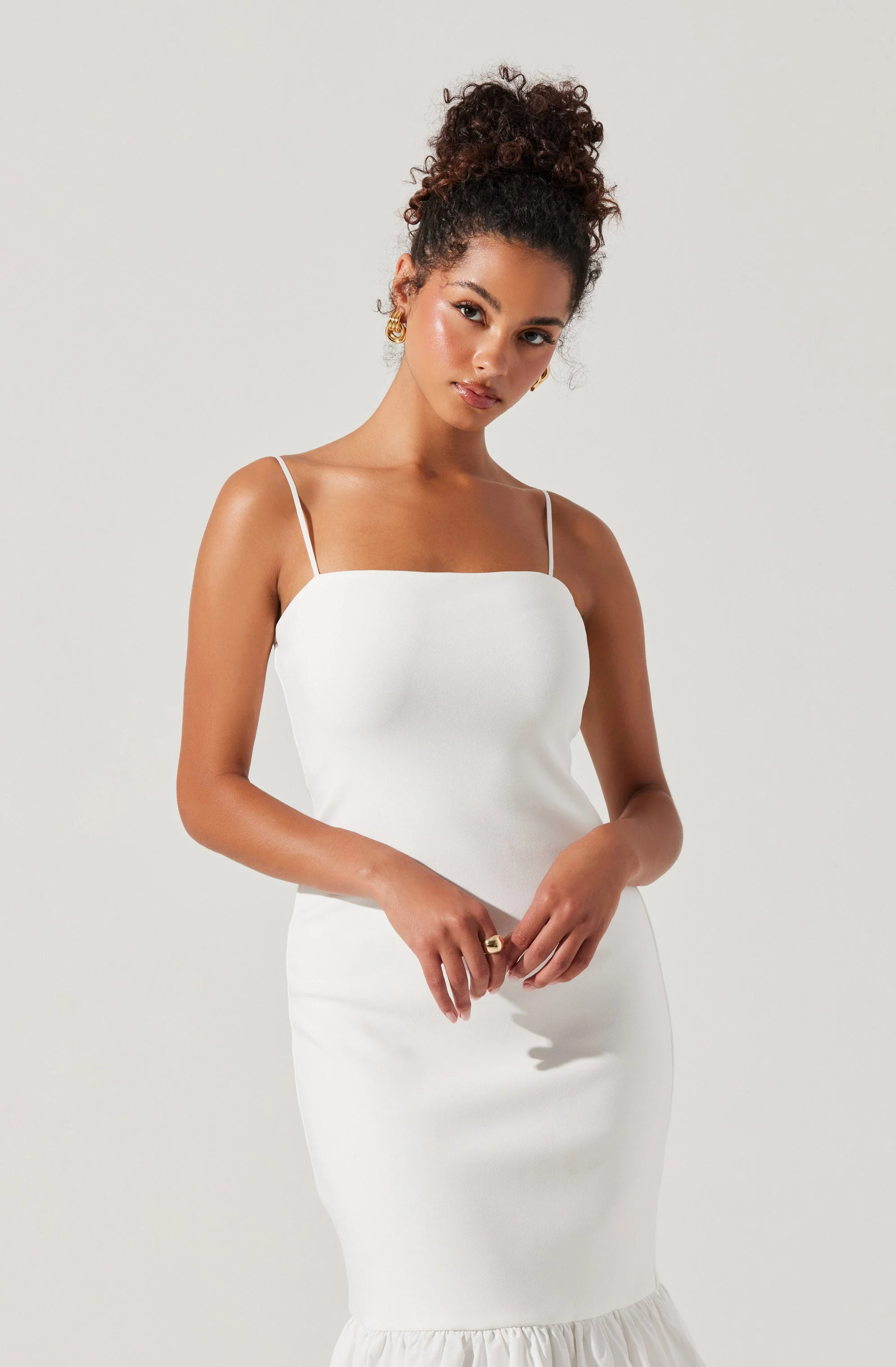 Brittnea Bodycon Bubble Hem Dress