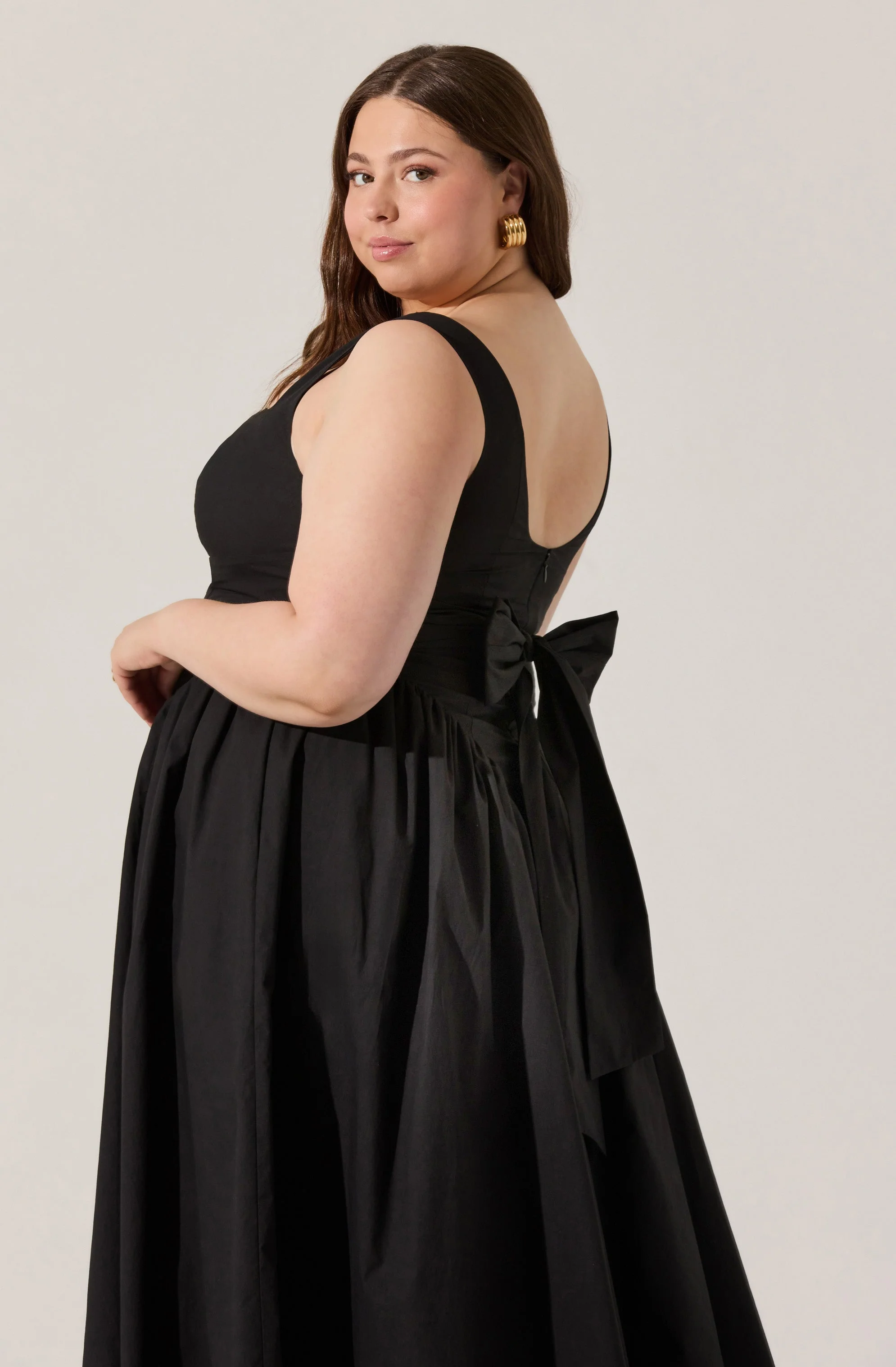 Vinya Poplin Drop Waist Dress