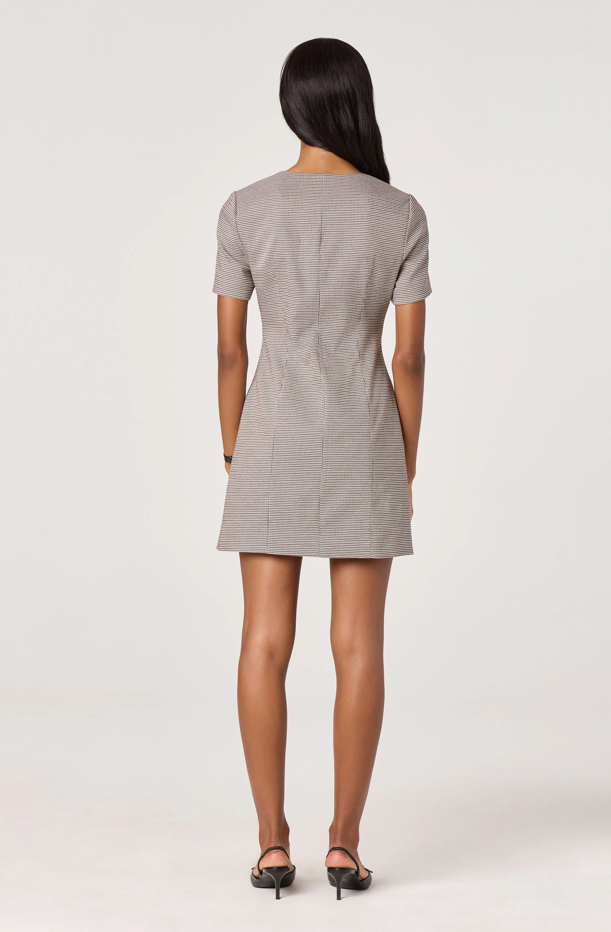 Square Neck Blazer Mini Dress