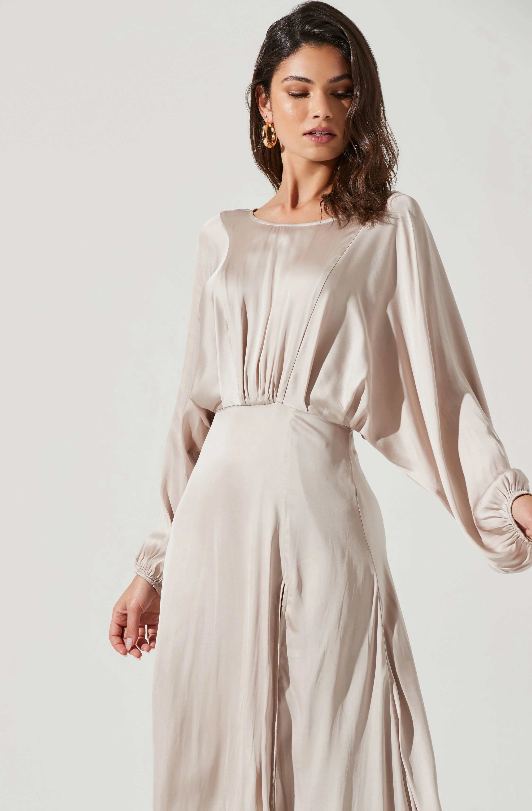 Marin Dolman Sleeve Midi Dress
