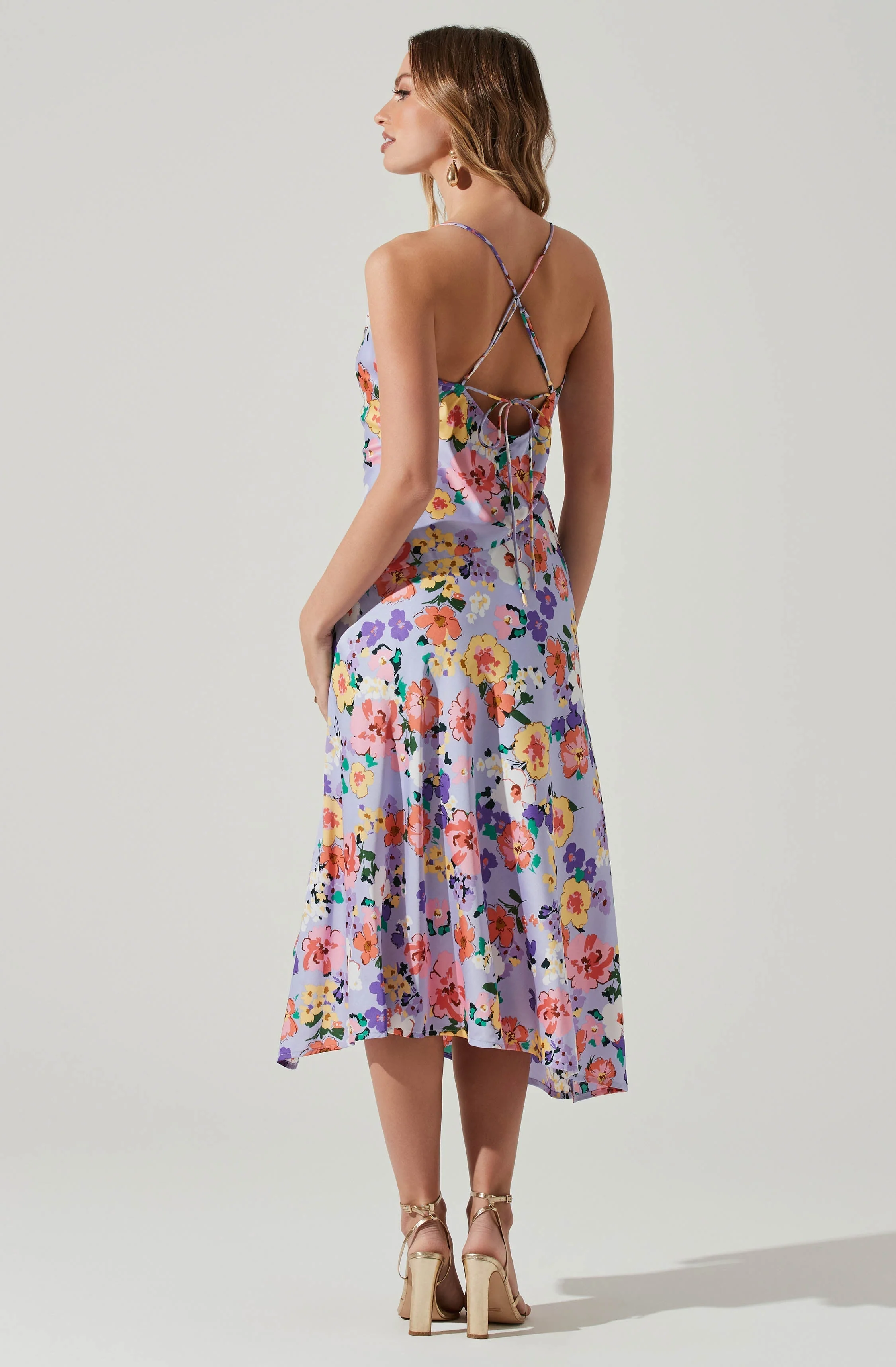 Gaia Floral Midi Dress