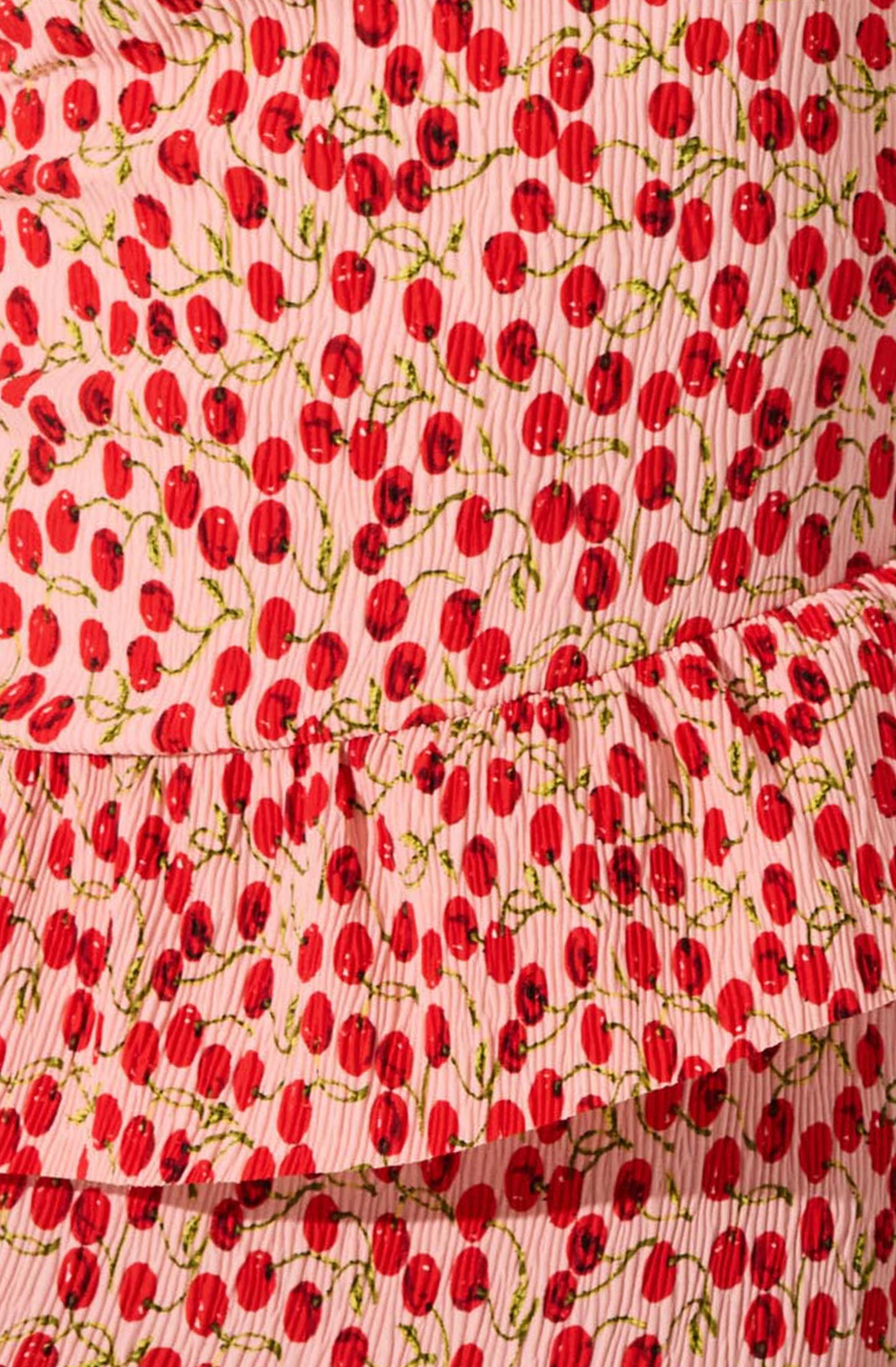 Asymmetrical Tiered Ruffle Midi Dress