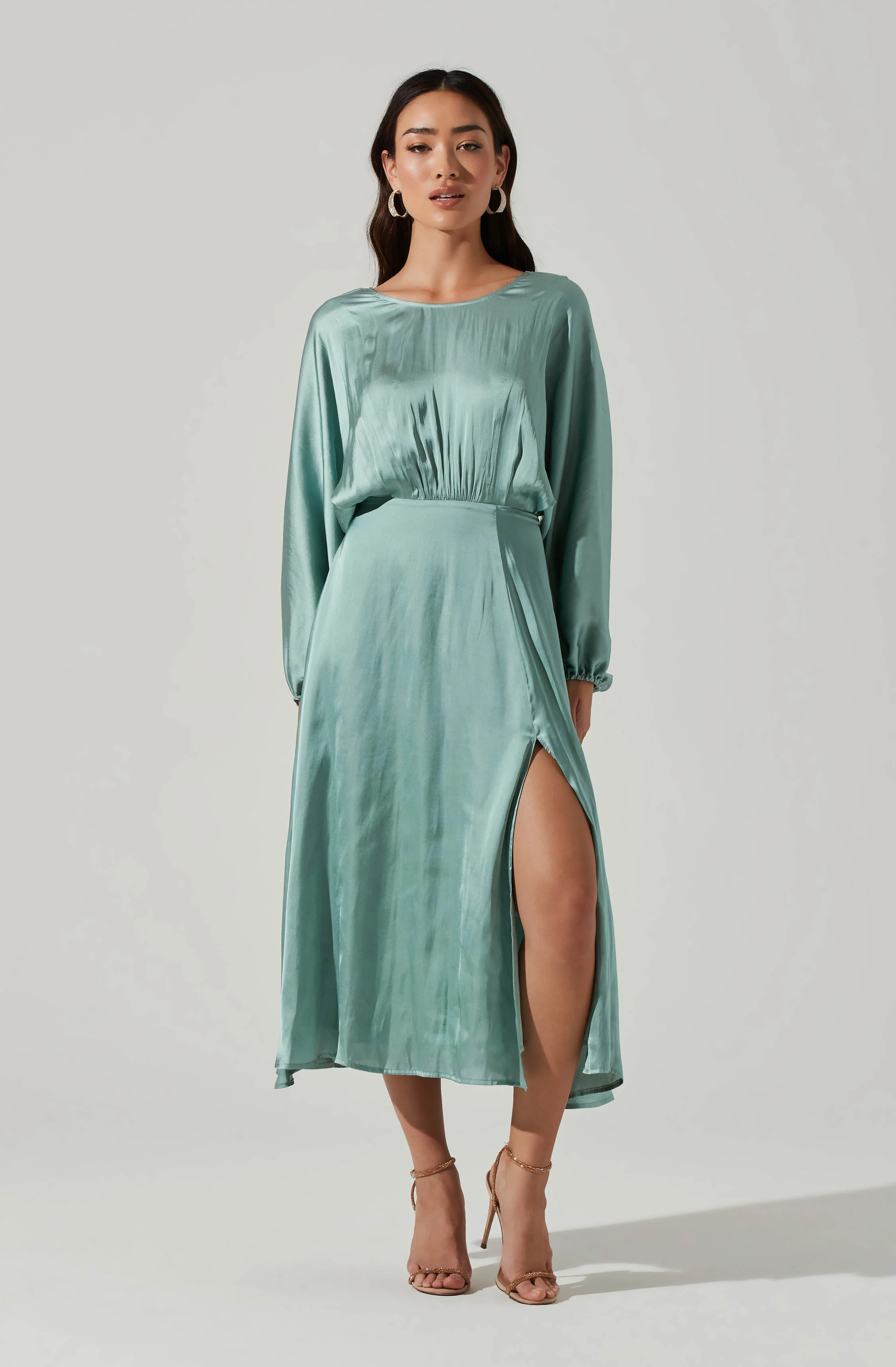 Marin Dolman Sleeve Midi Dress