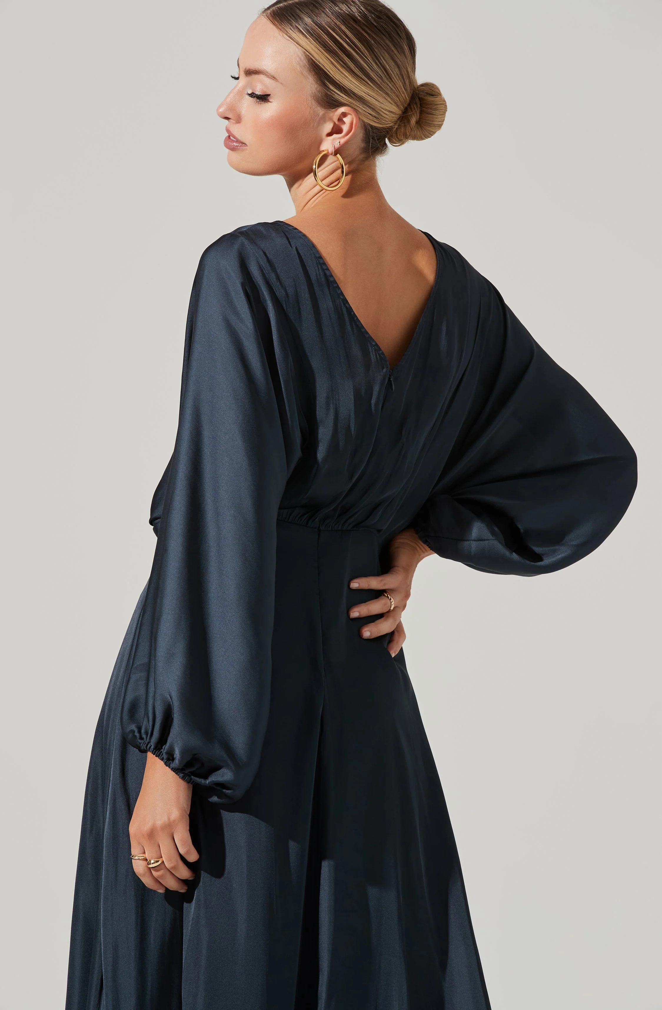 Marin Dolman Sleeve Midi Dress