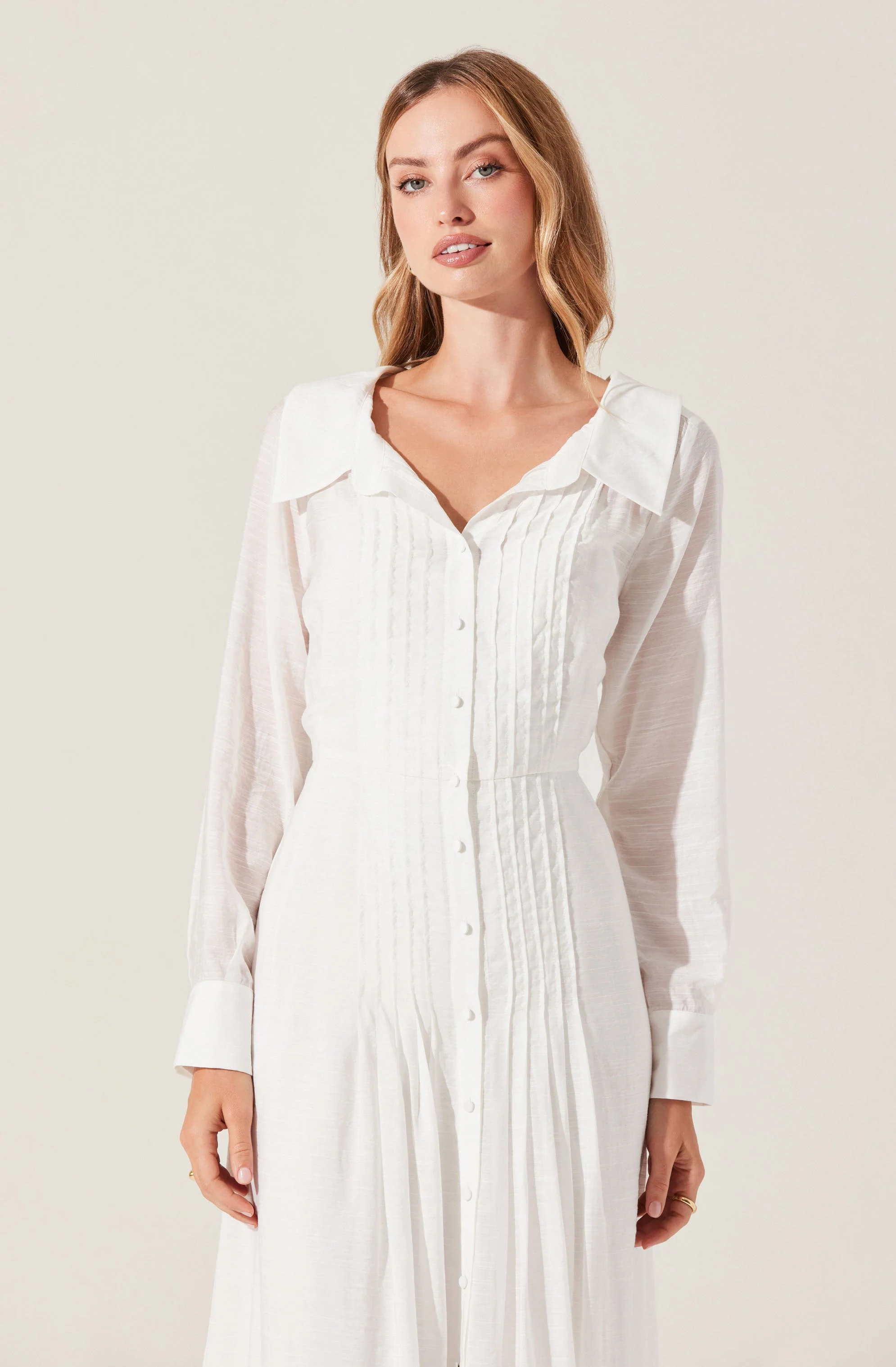 Diell Pleated Midi Dress