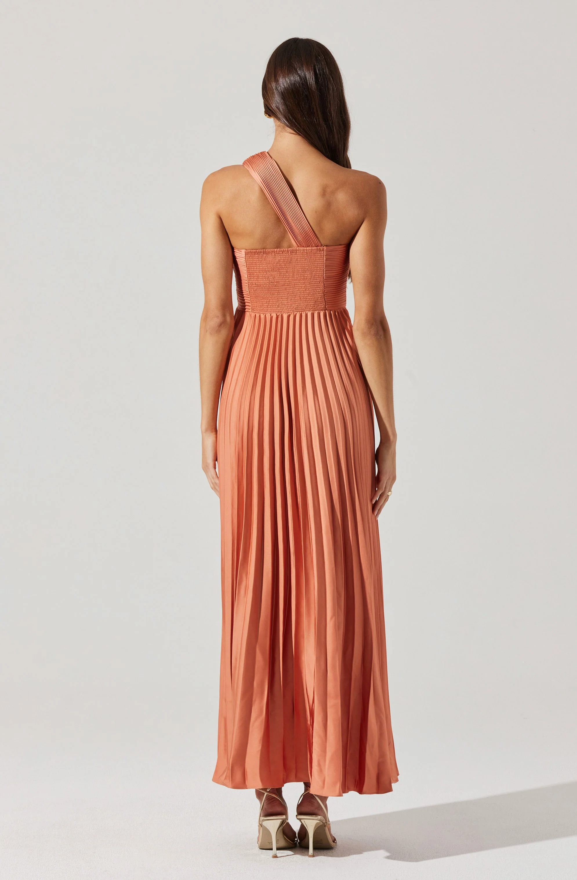 Rasya Pleated Maxi Dress