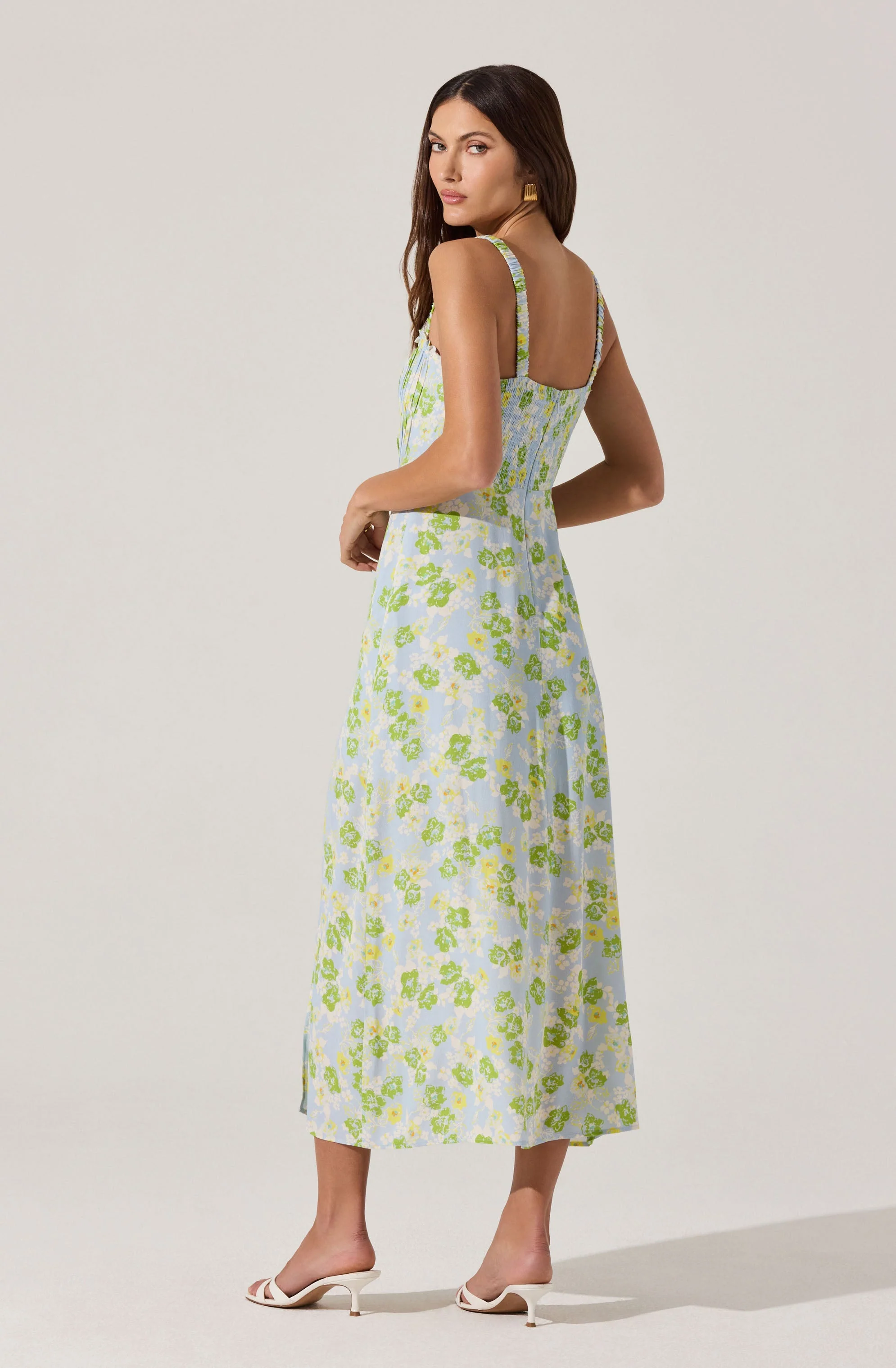 Elsie Floral Midi Dress