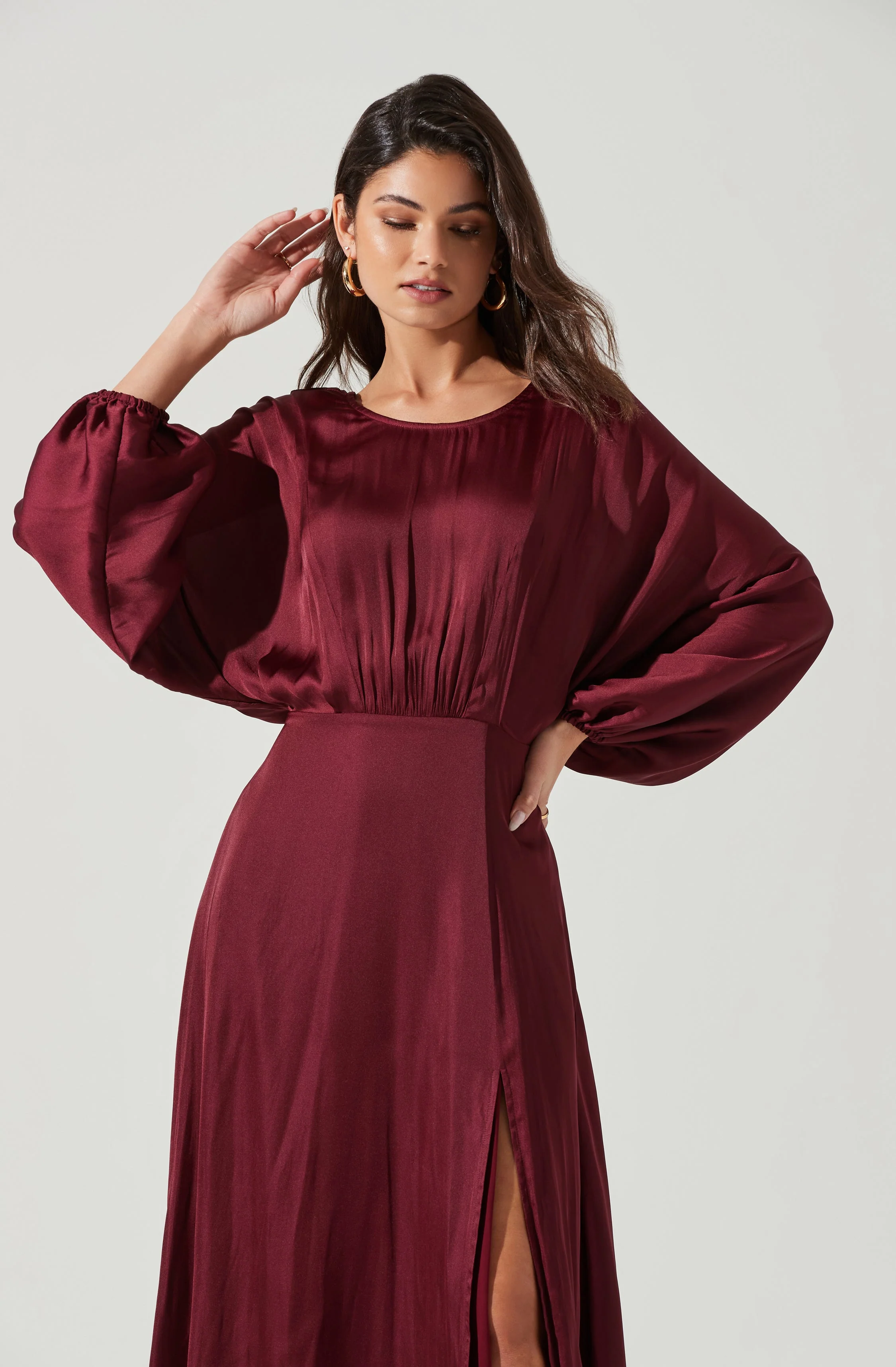 Marin Dolman Sleeve Midi Dress