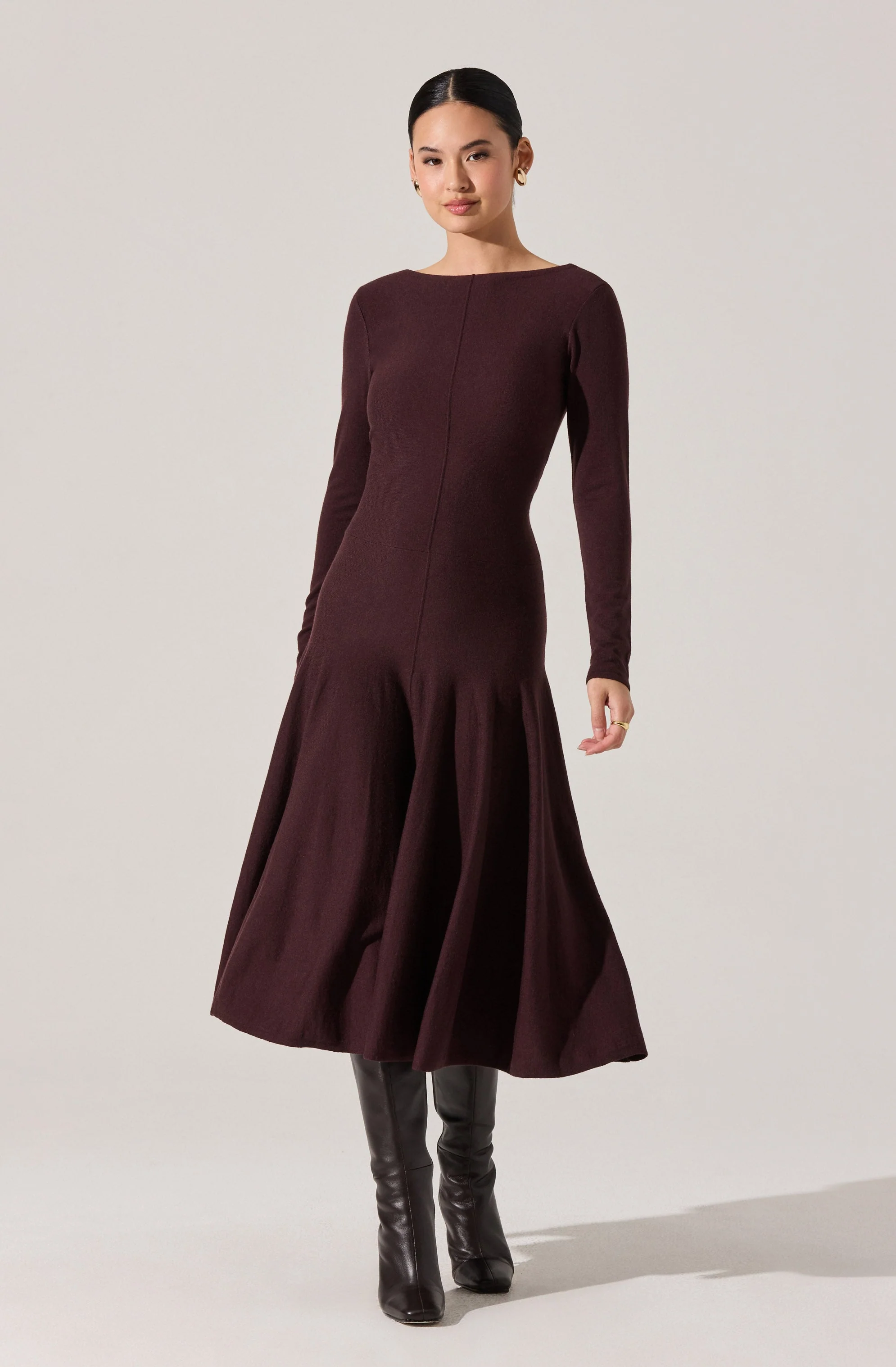 Doreyda Scoop Back Sweater Dress