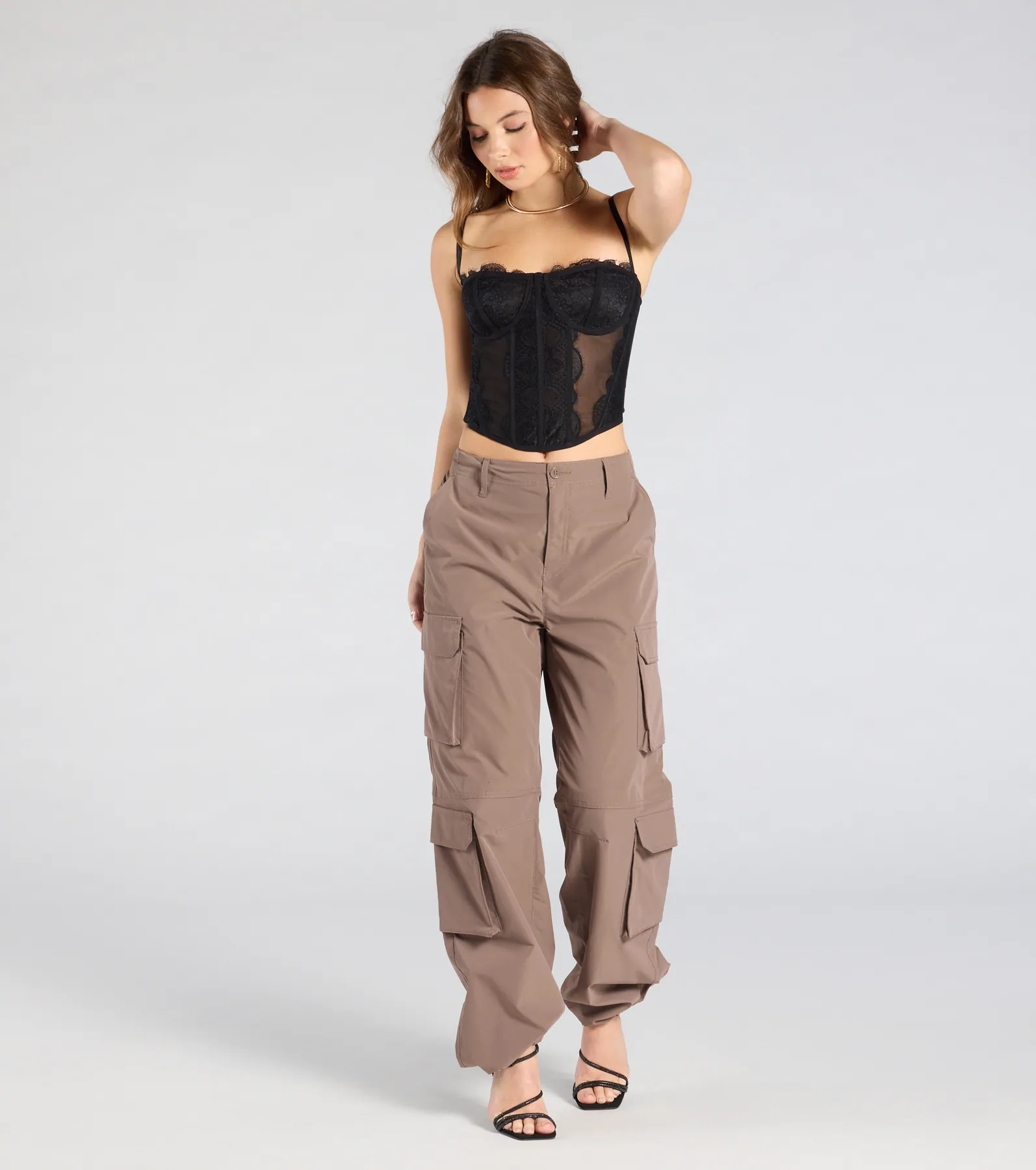 Total Bombshell Lace Corset Top