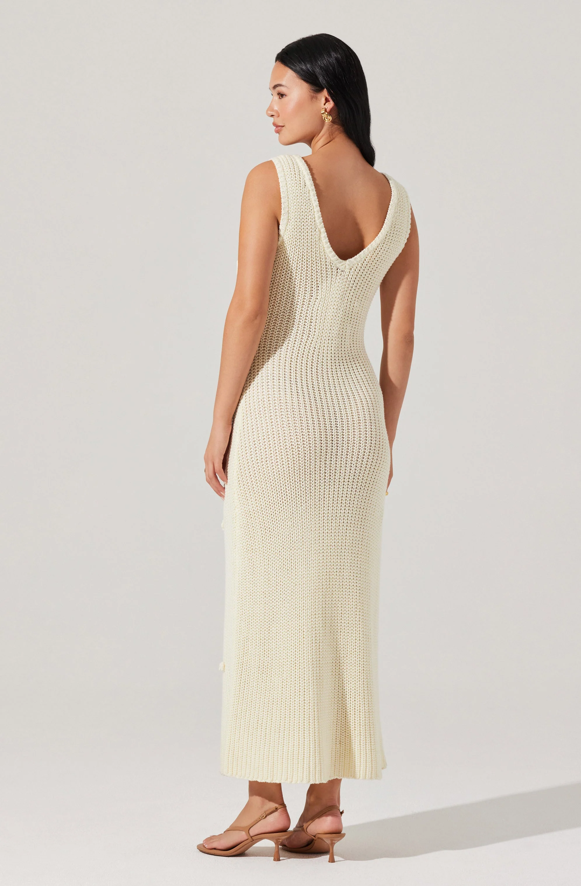 Ainhoa 3D Floral Sweater Dress