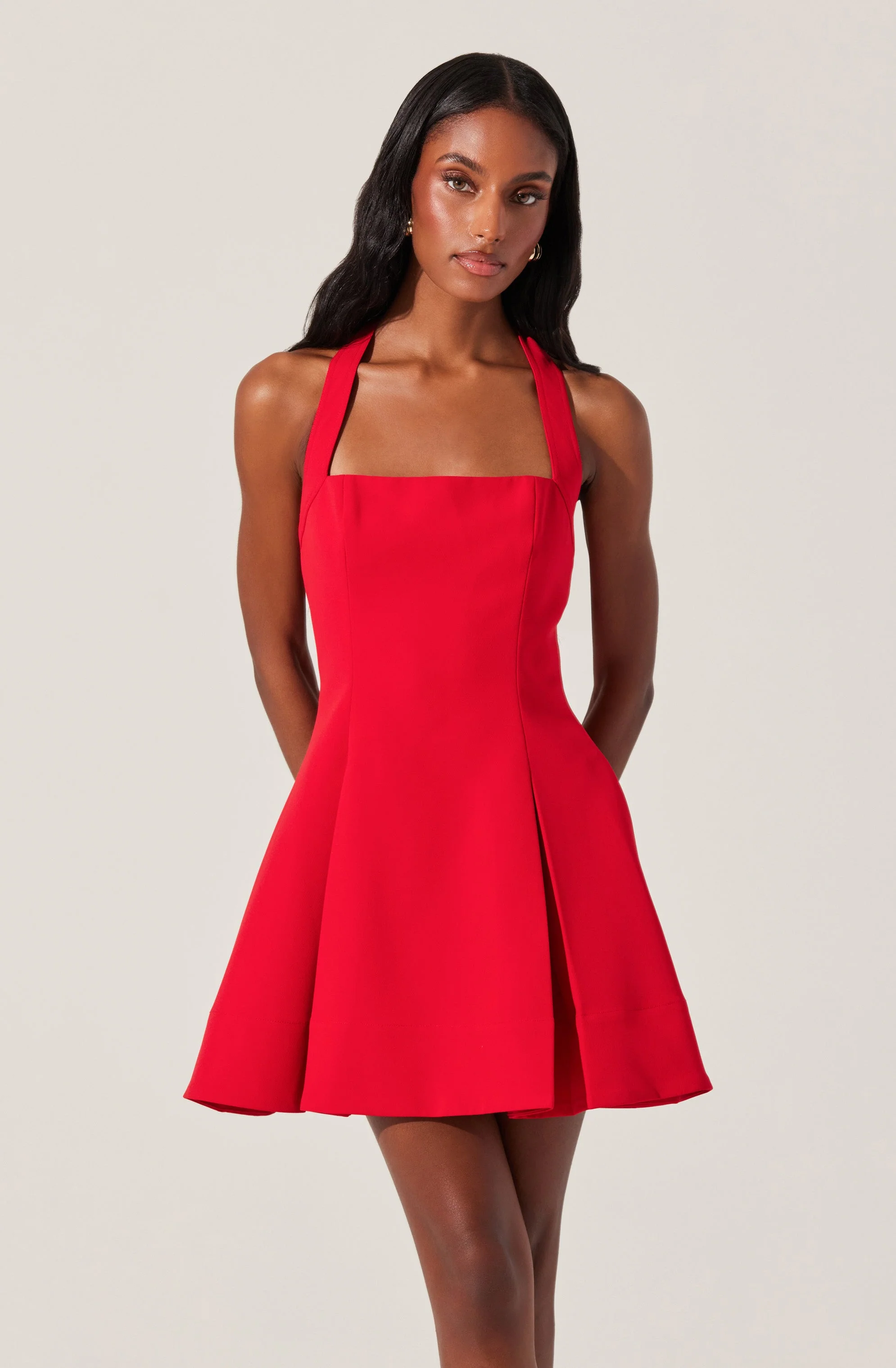 Lilibeth Halter Neck Mini Dress
