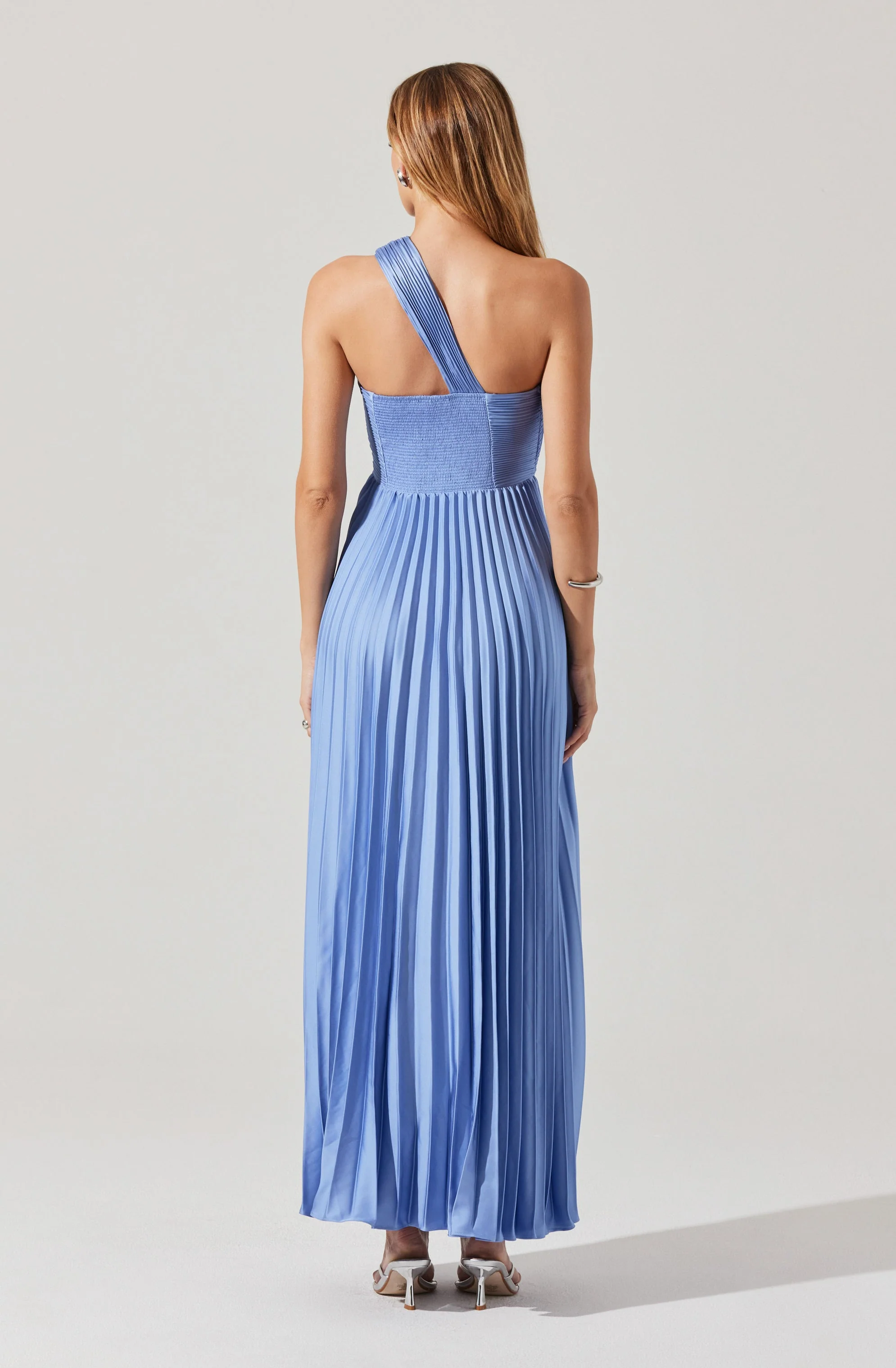 Rasya Pleated Maxi Dress