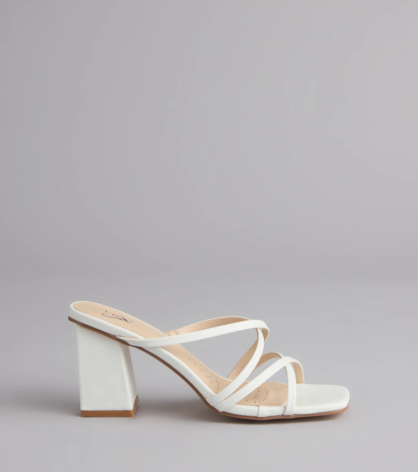 On Point Criss-Cross Strappy Mules