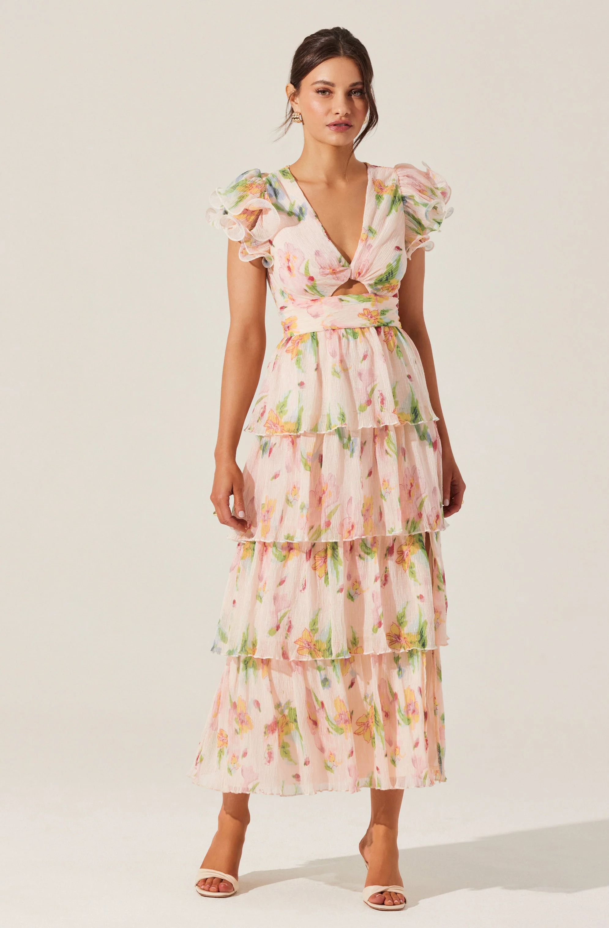 Emporia Floral Tiered Maxi Dress