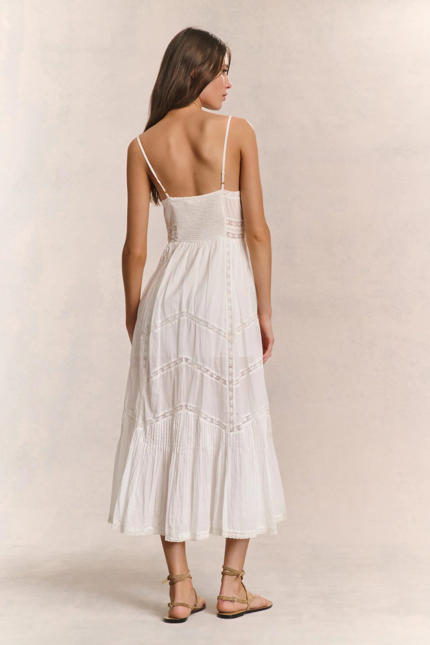 Esilda Heritage Cotton Midi Dress