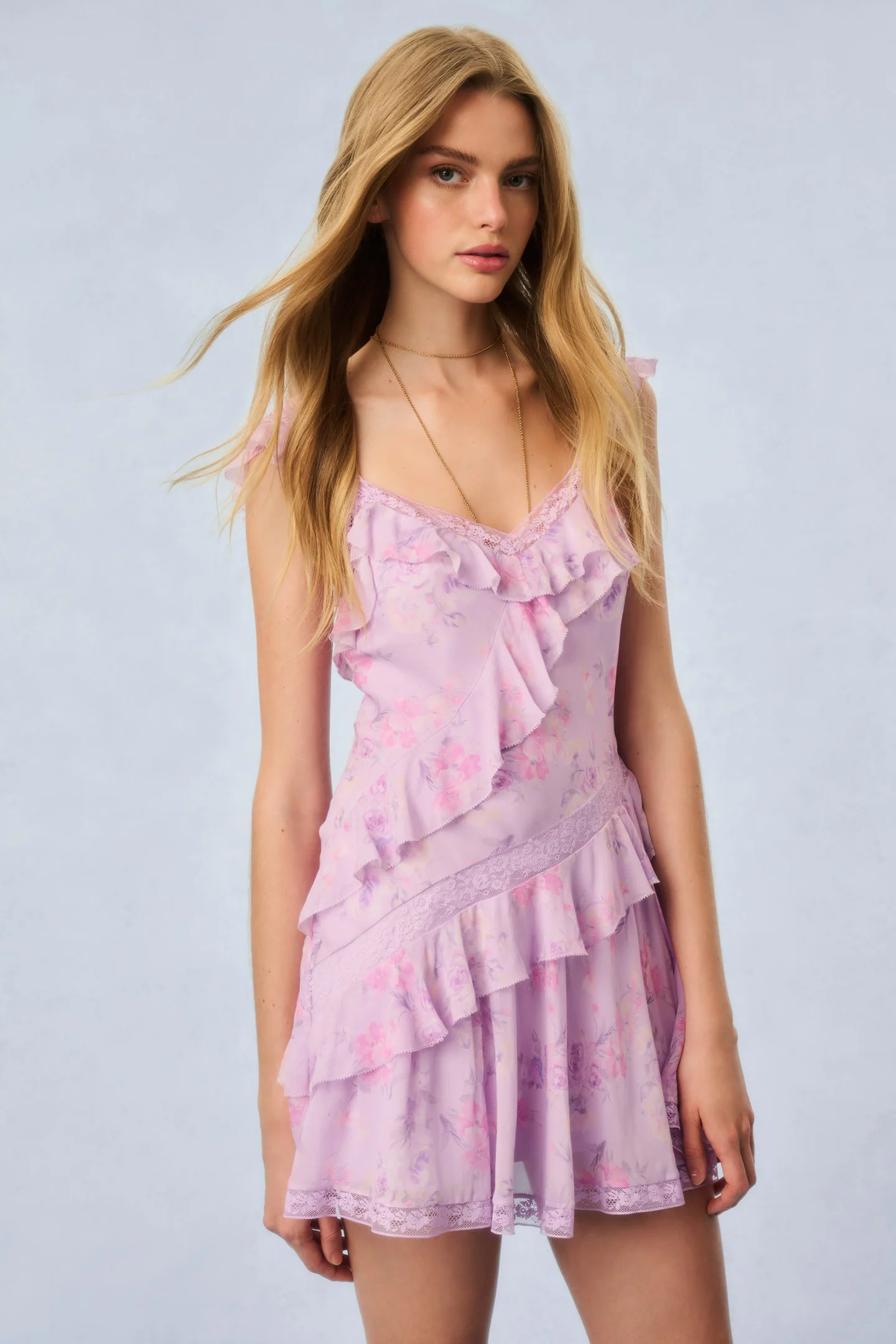 Serima Heirloom Print Mini Dress