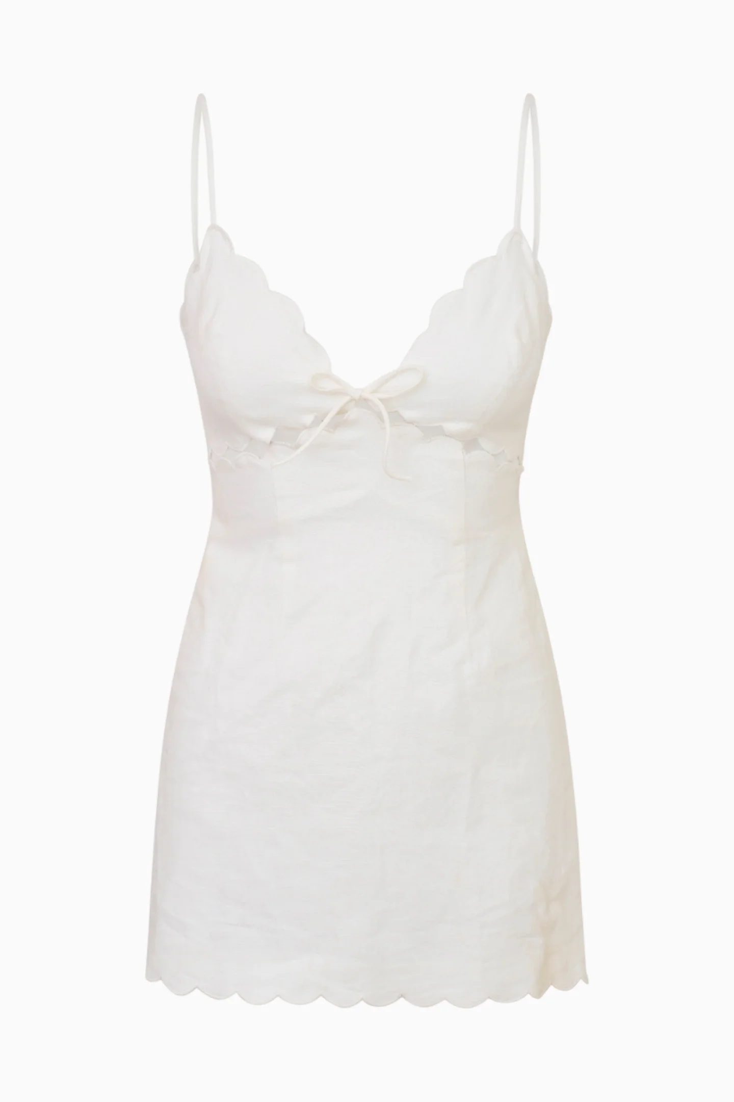 Sydow Linen Cut-Out Mini Dress