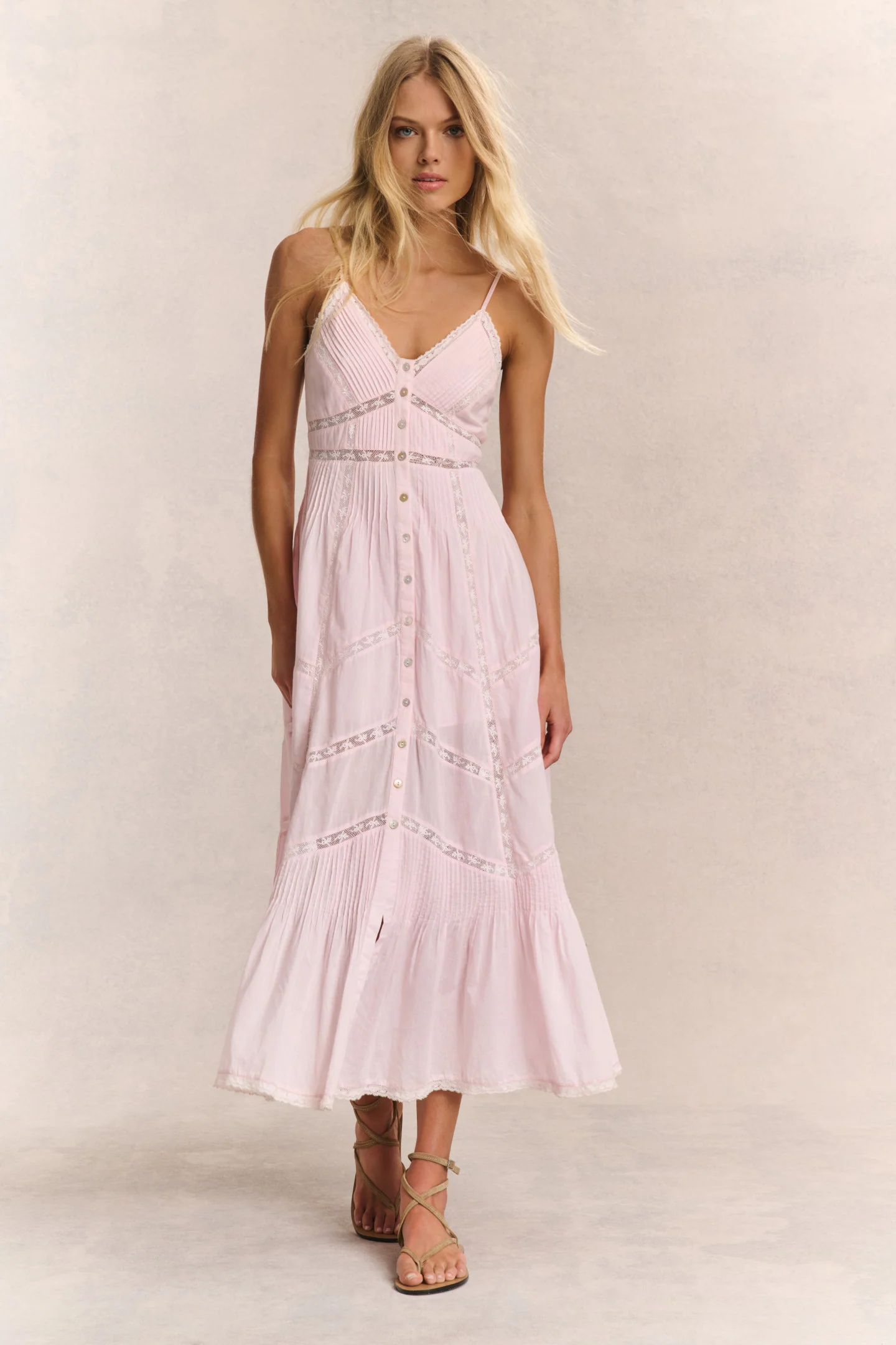 Esilda Heritage Cotton Midi Dress