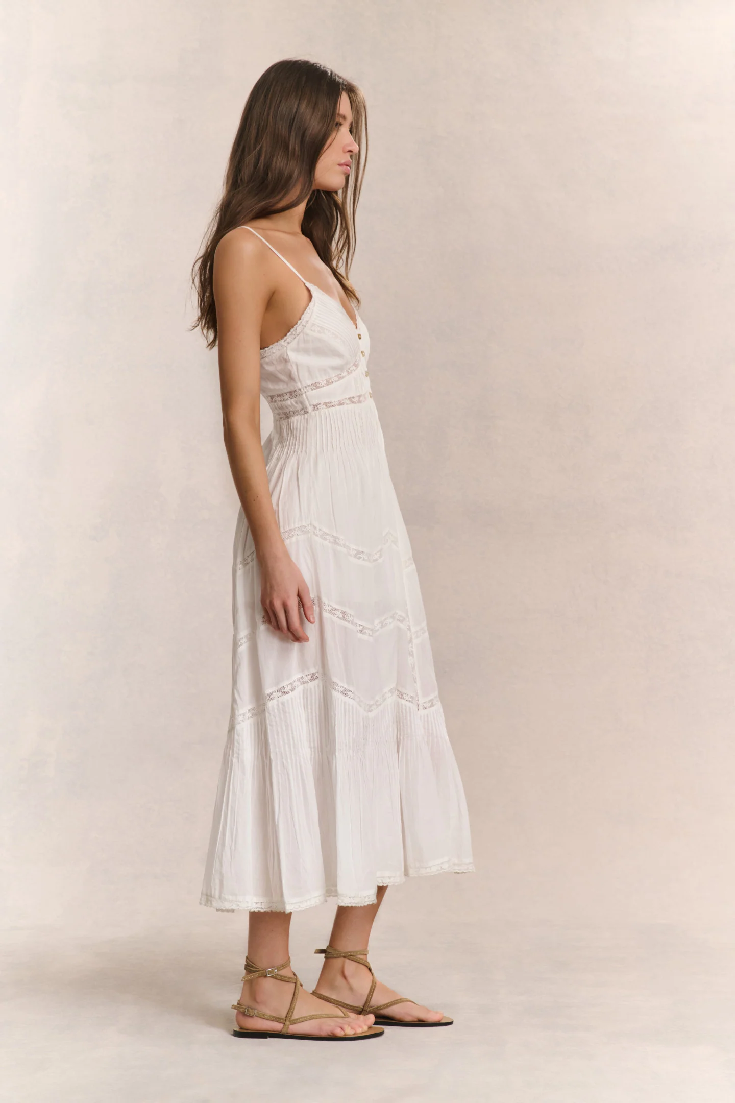 Esilda Heritage Cotton Midi Dress