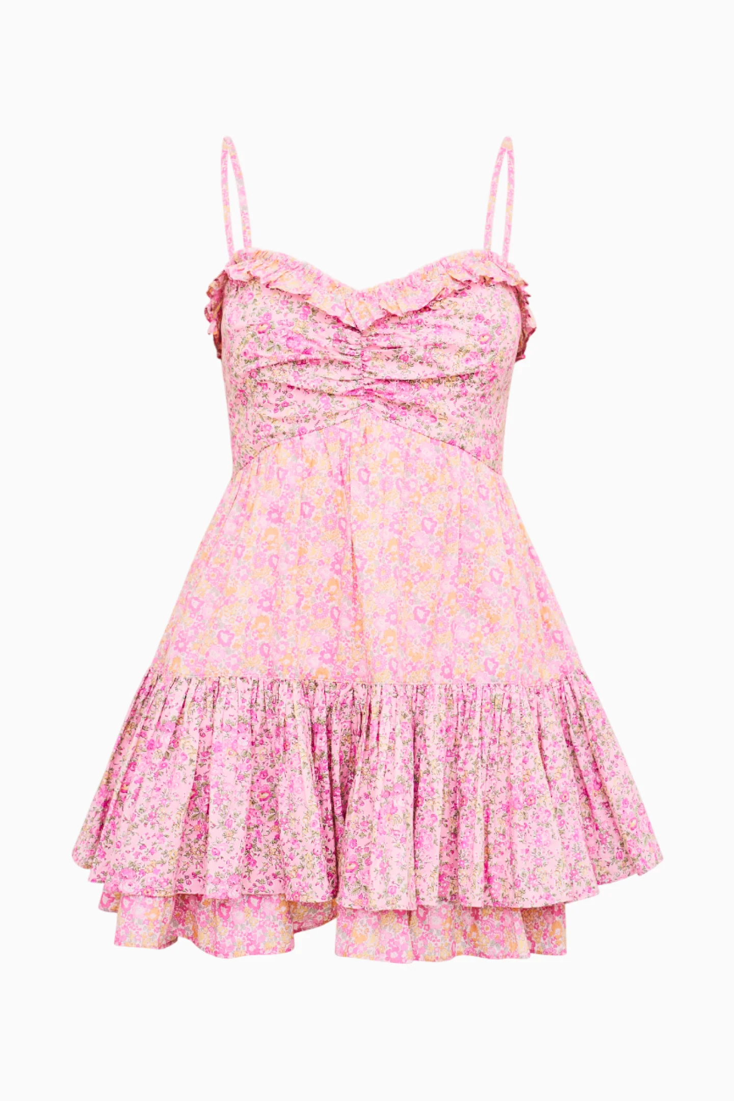 Linny Liberty Fabric Mini Dress