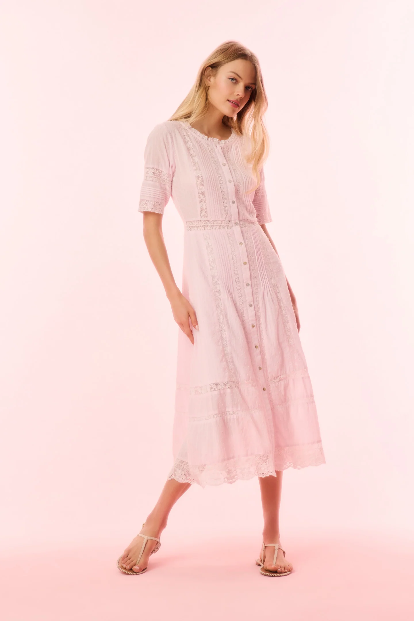 Francilla Cotton Midi Dress
