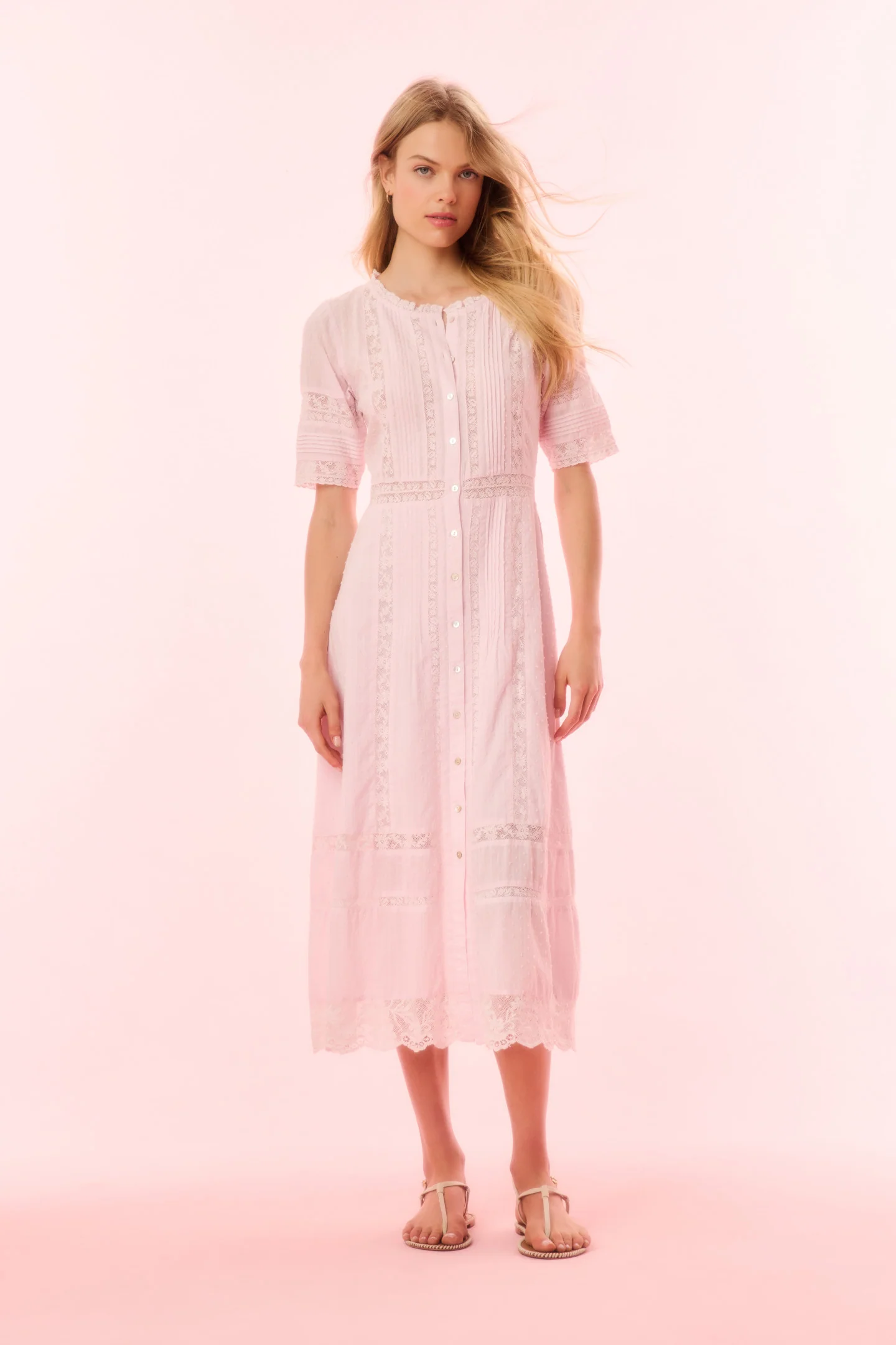 Francilla Cotton Midi Dress