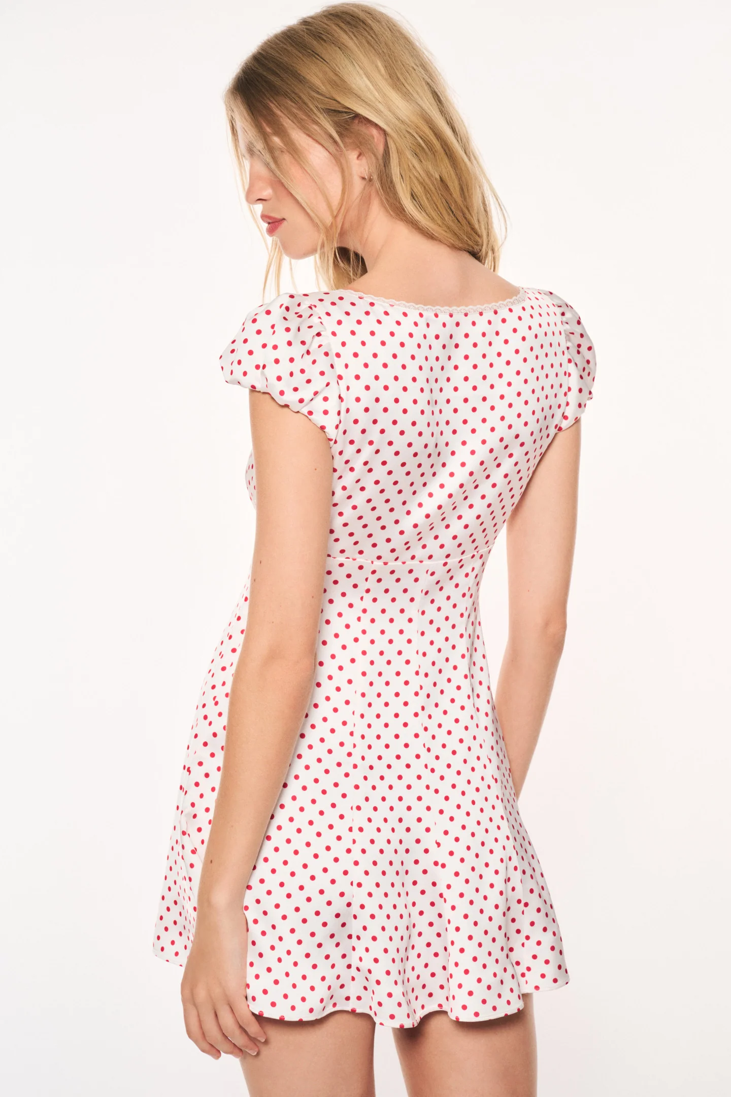 Avine Polkadot Mini Dress