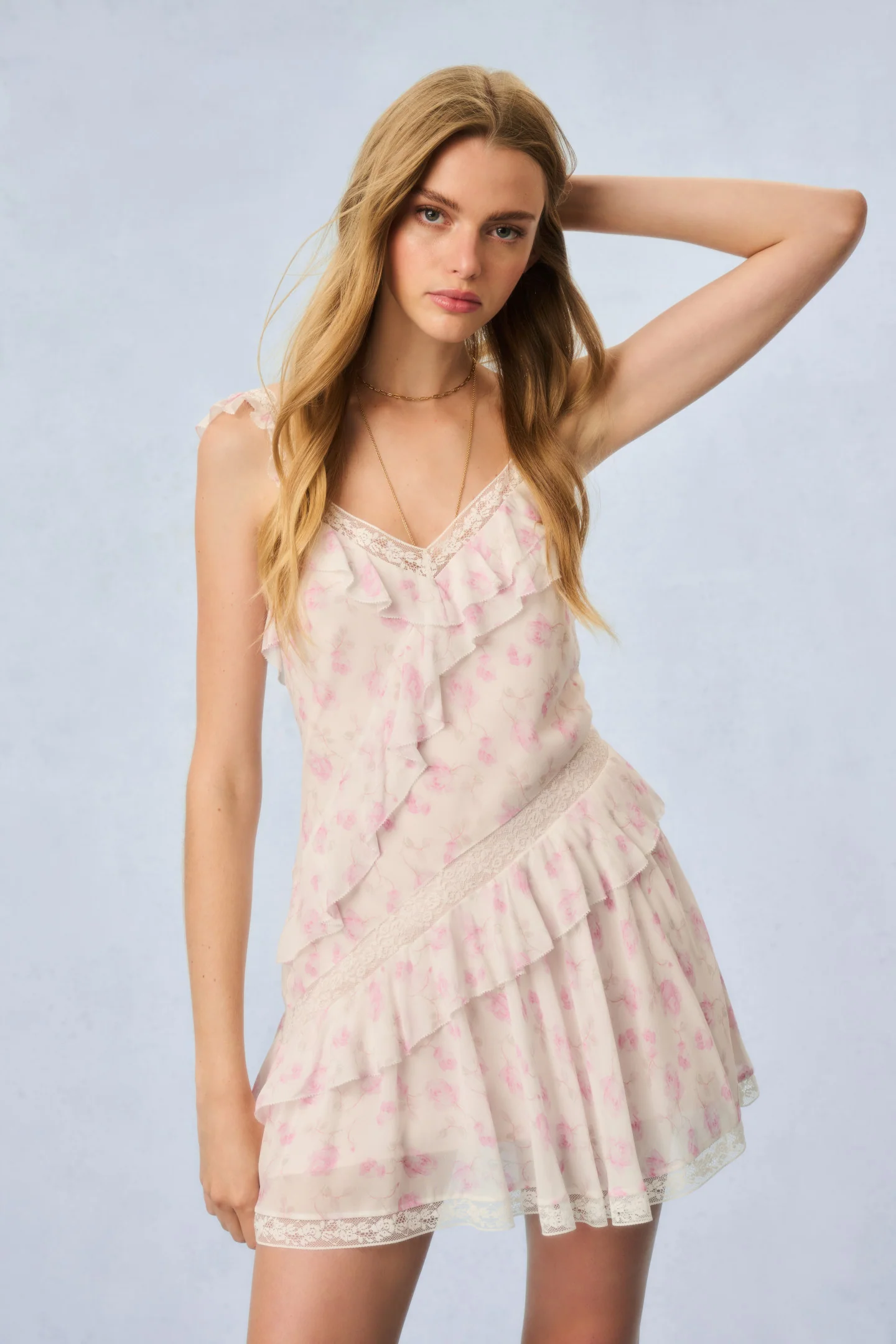 Serima Heirloom Print Mini Dress