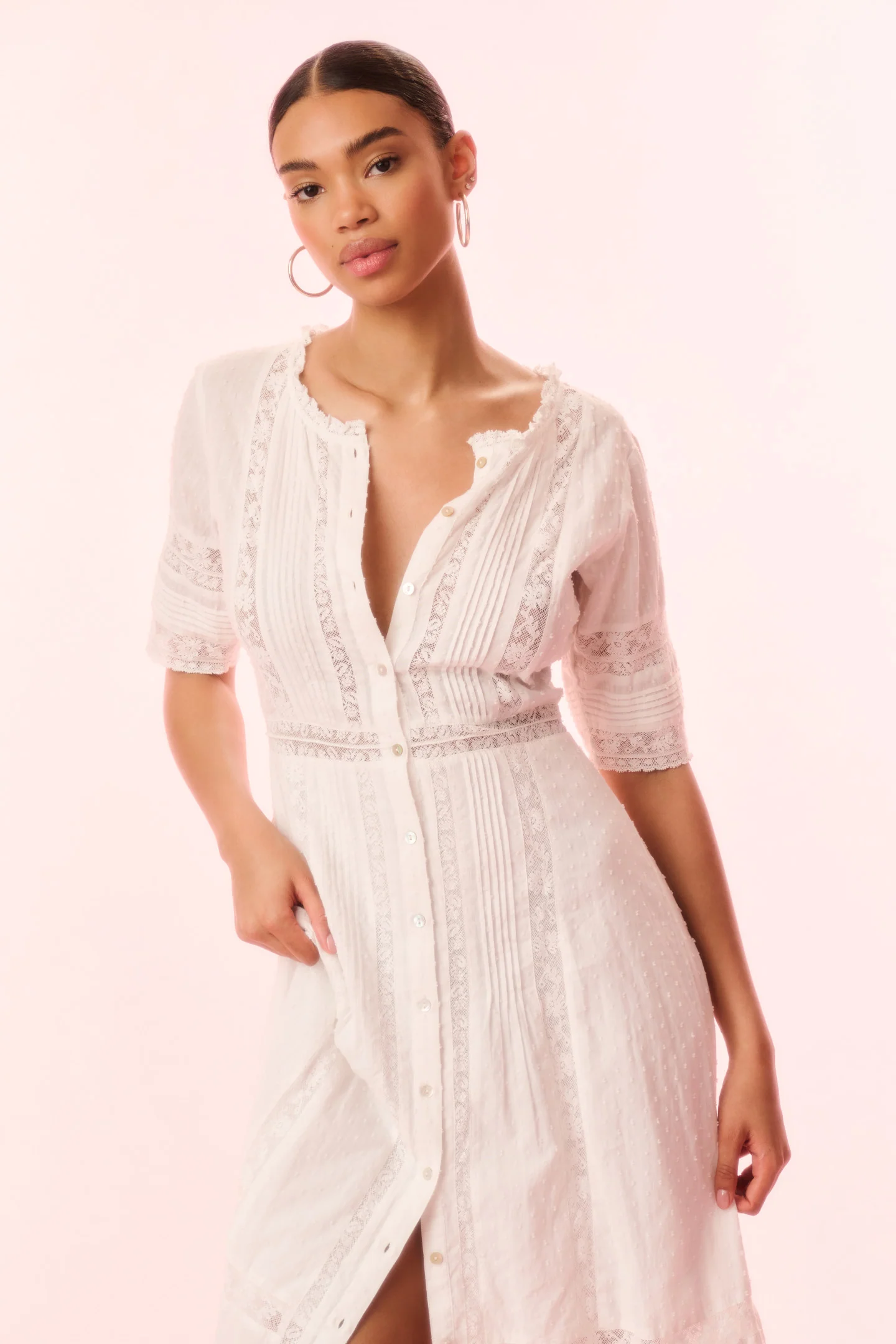 Francilla Cotton Midi Dress