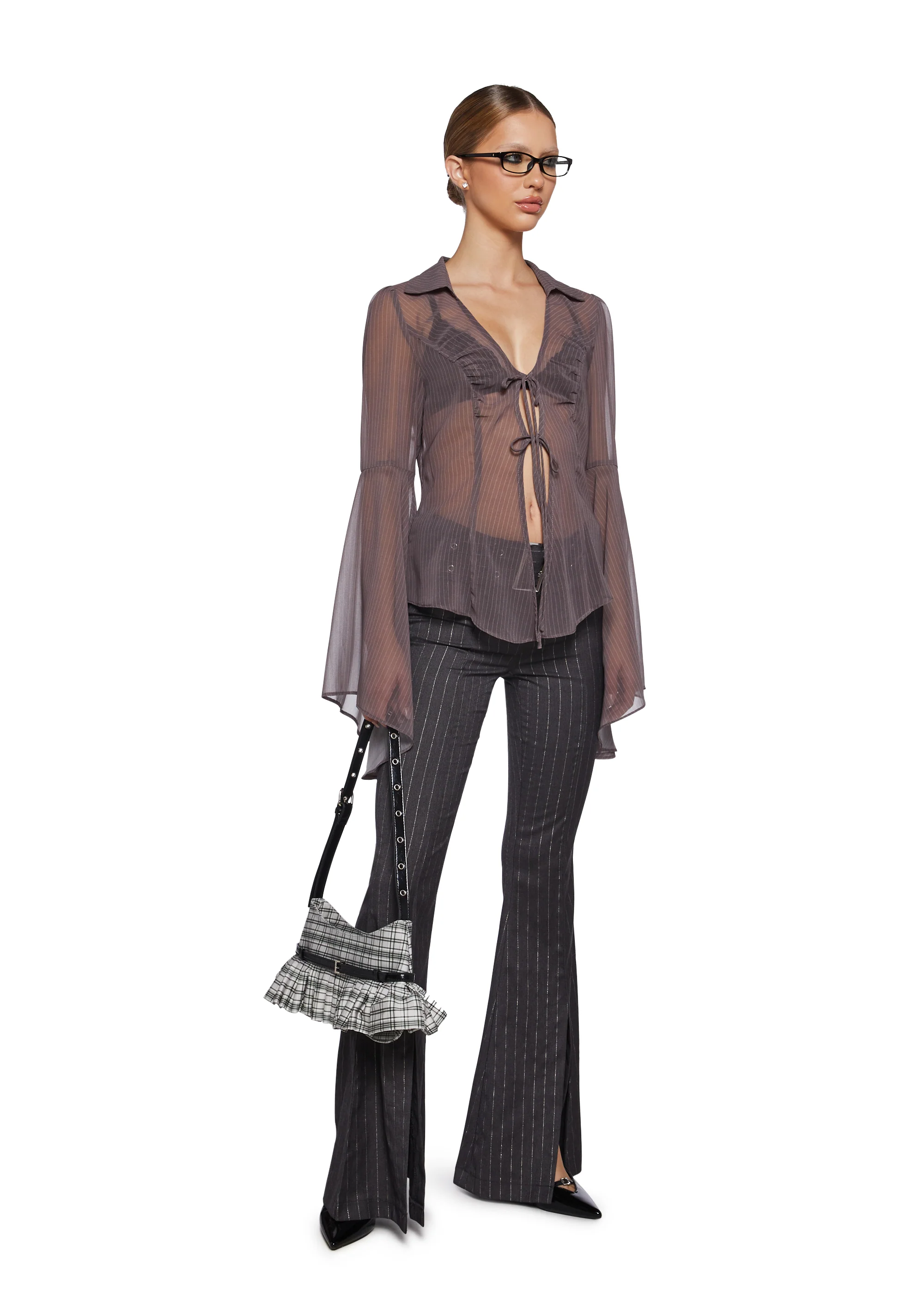 Fictional Flames Slit Pants