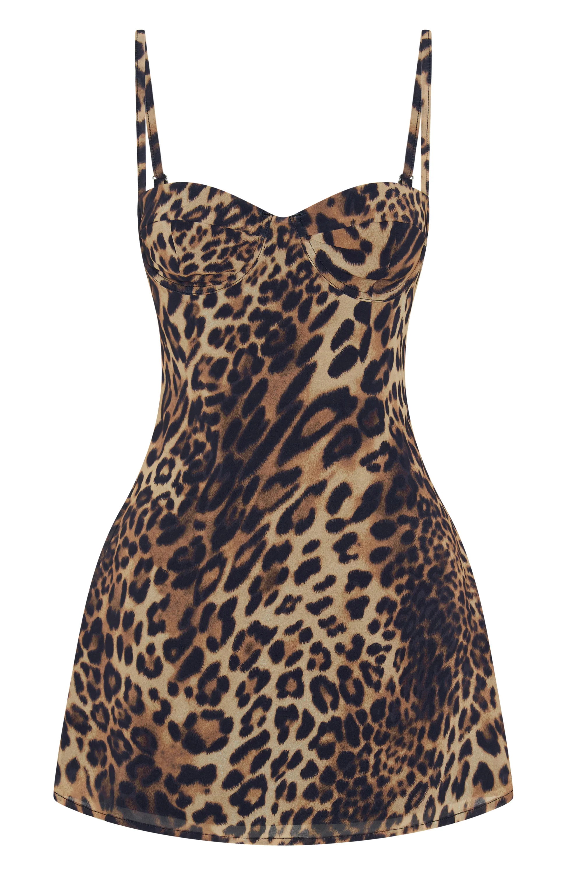 In The Back Of My Mind Mini Dress Leopard