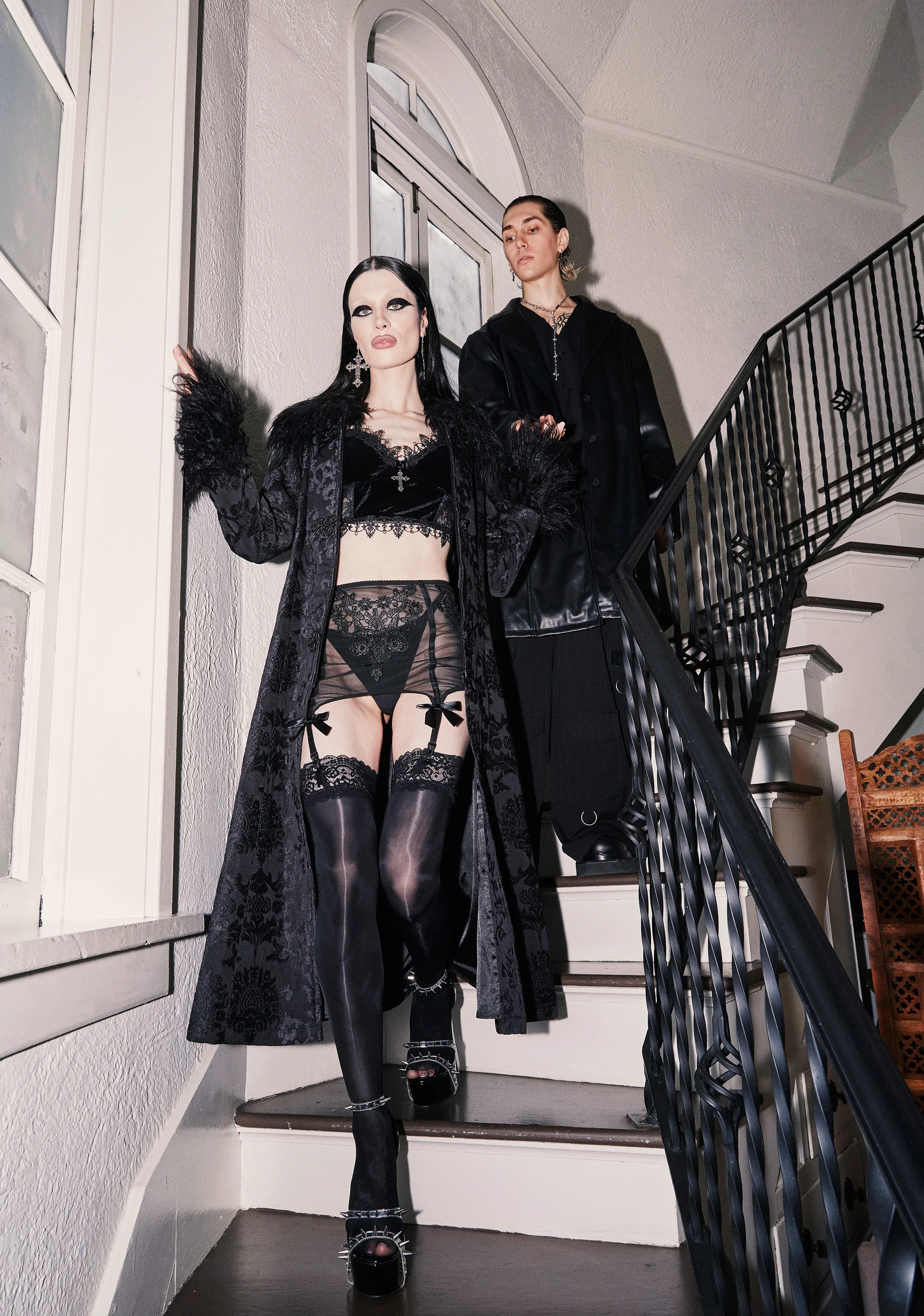 Darkest Depths Brocade Duster