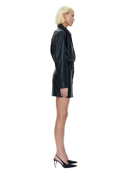 Nina Faux Mini Dress