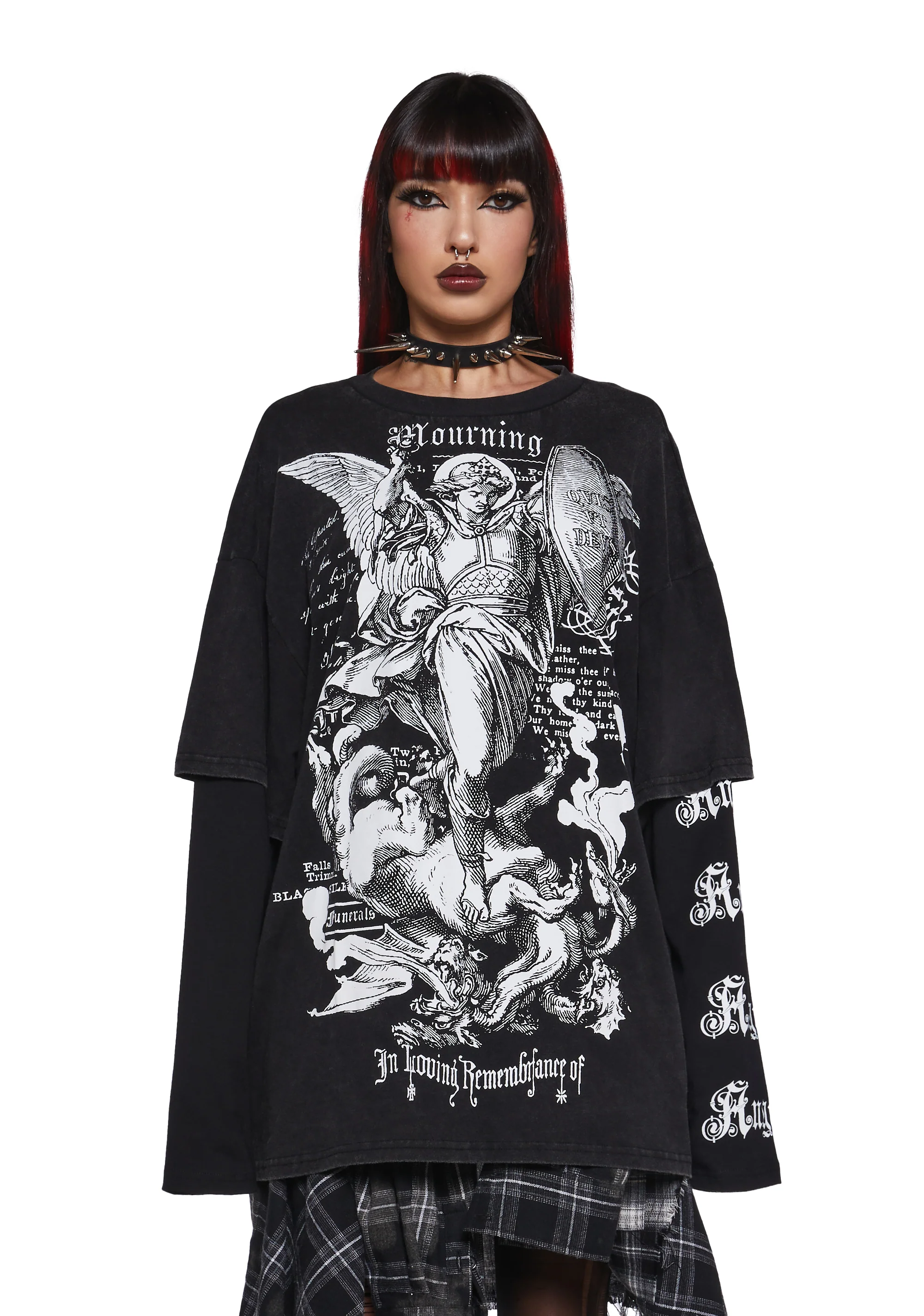 Mourning Angels Long Sleeve Top