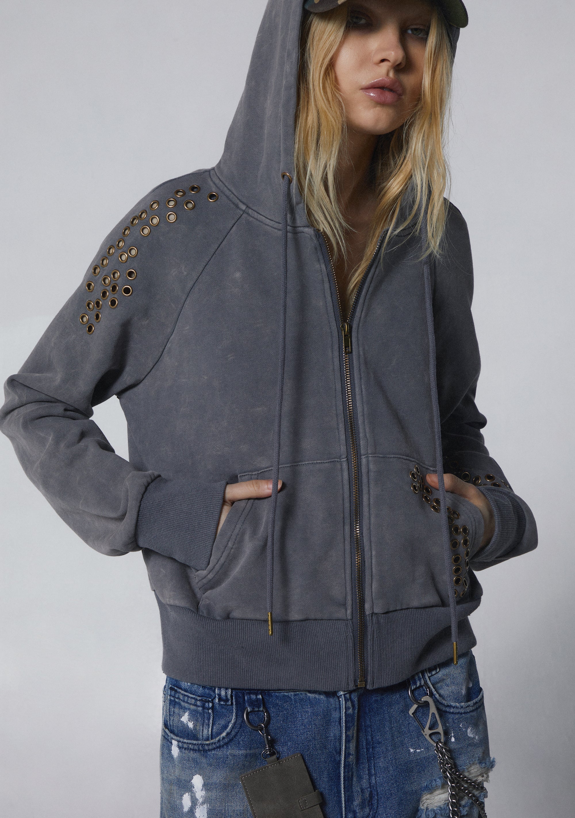 Dirty Daylight Crop Hoodie