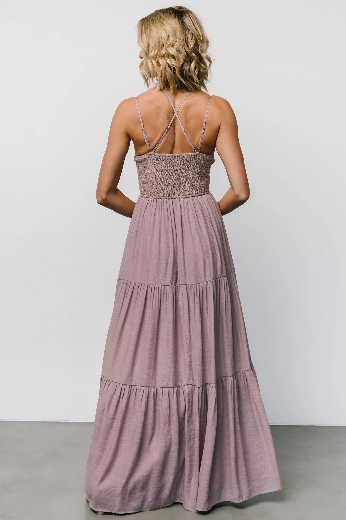 Summerlin Lace Top Maxi Dress | Dusty Mauve