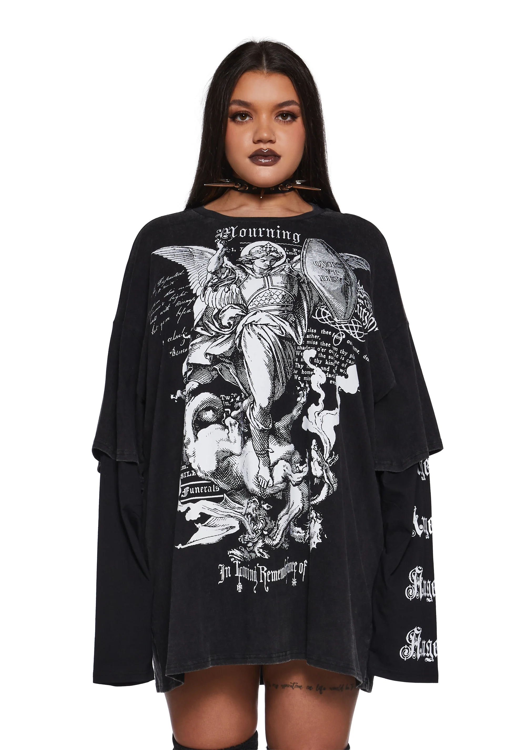 Mourning Angels Long Sleeve Top