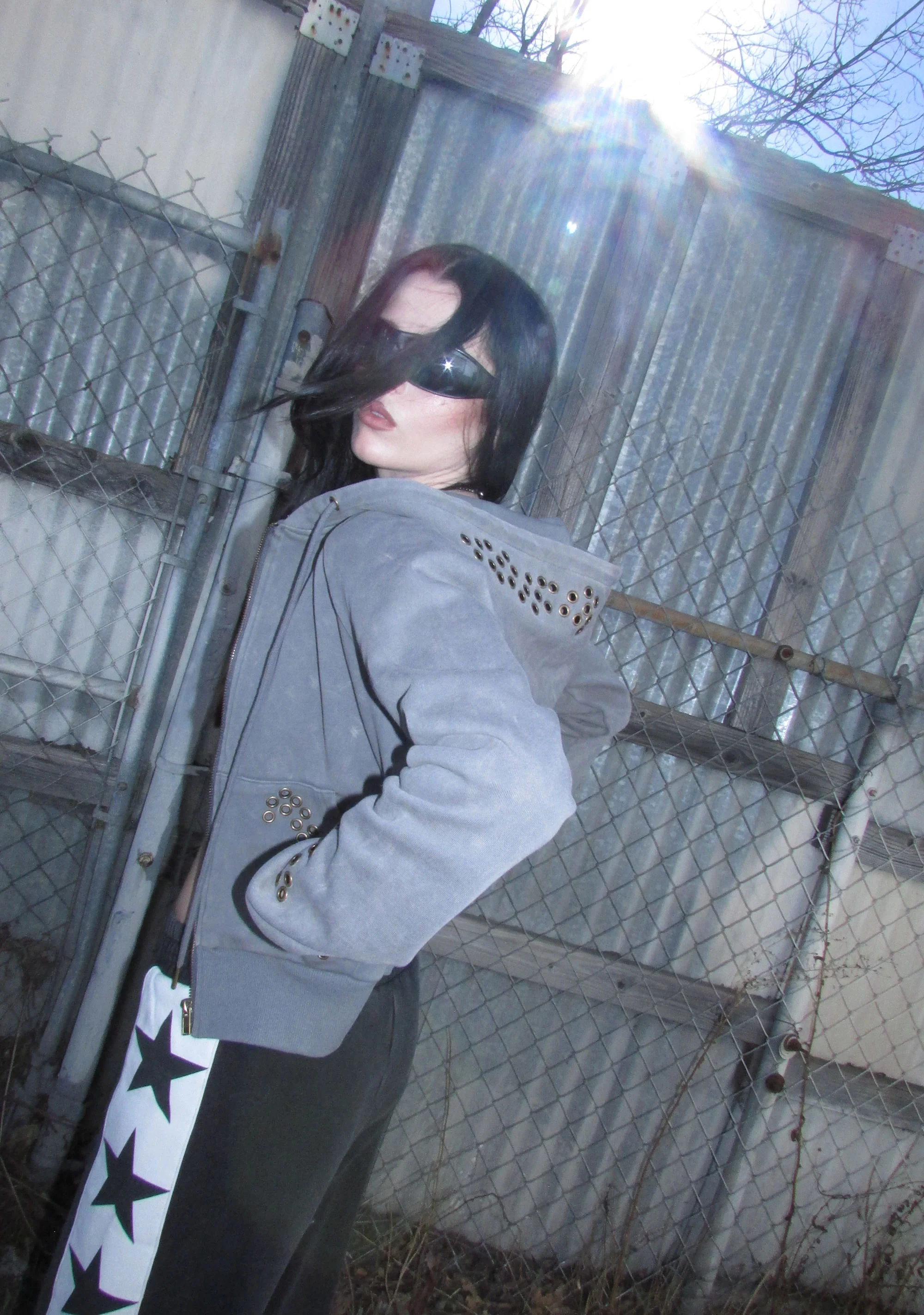 Dirty Daylight Crop Hoodie