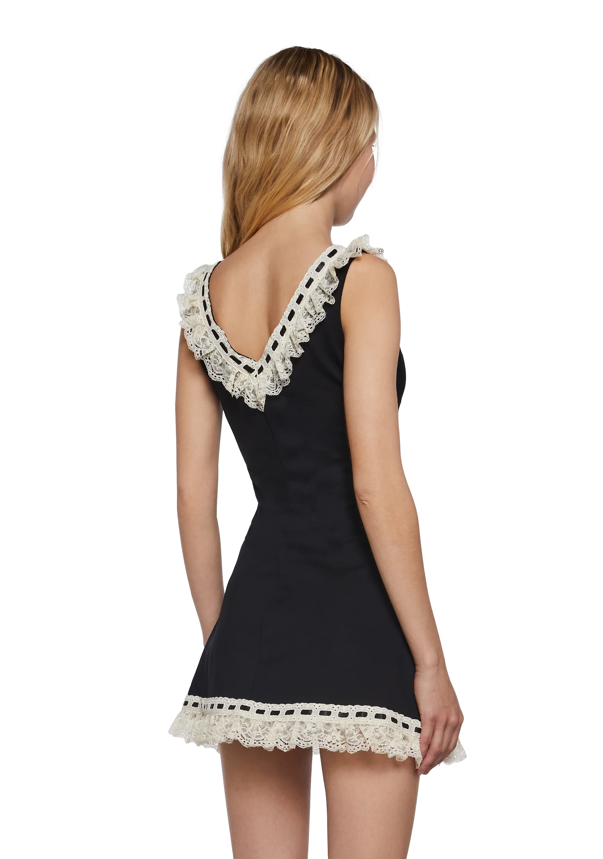 So Yesterday Mini Dress - Lace