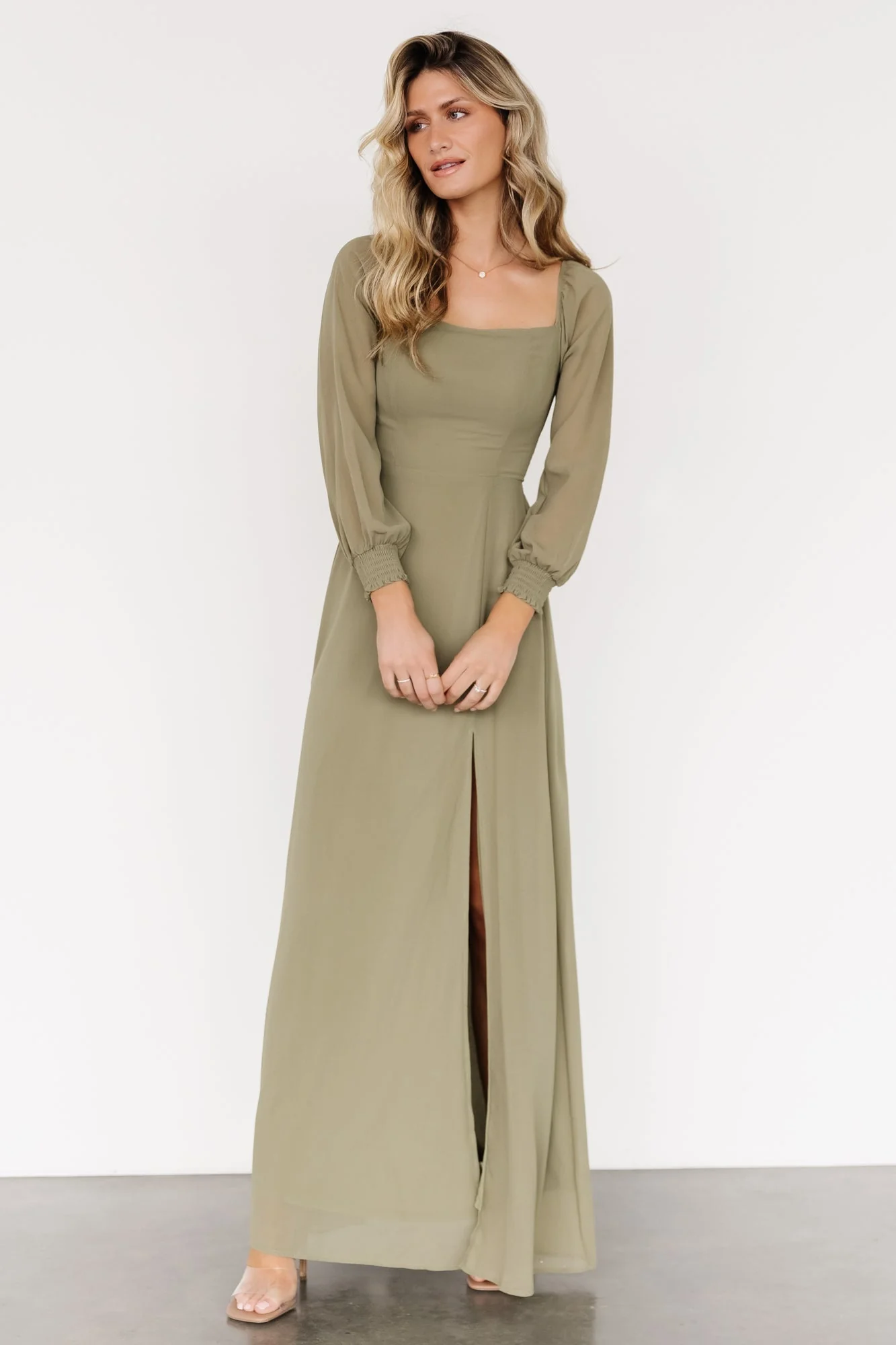 Giselle Maxi Dress | Dusty Olive