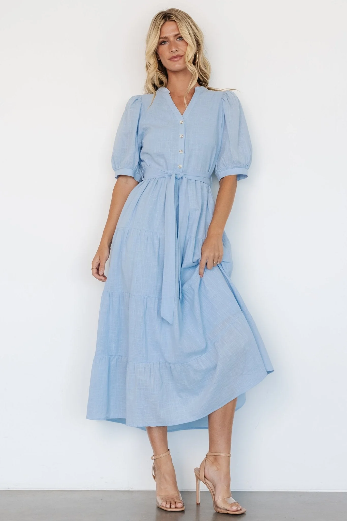 Camille Maxi Dress | Light Blue
