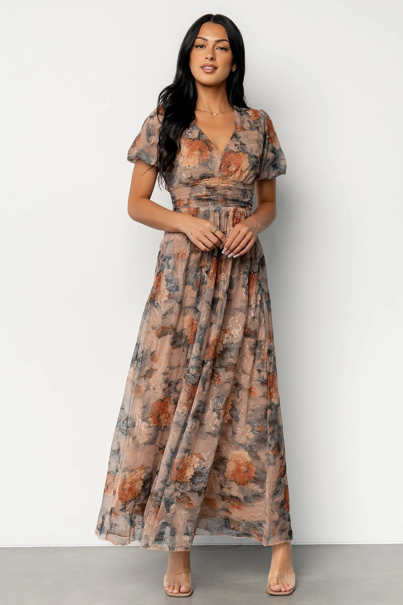 Ardley Maxi Dress | Copper + Slate Floral