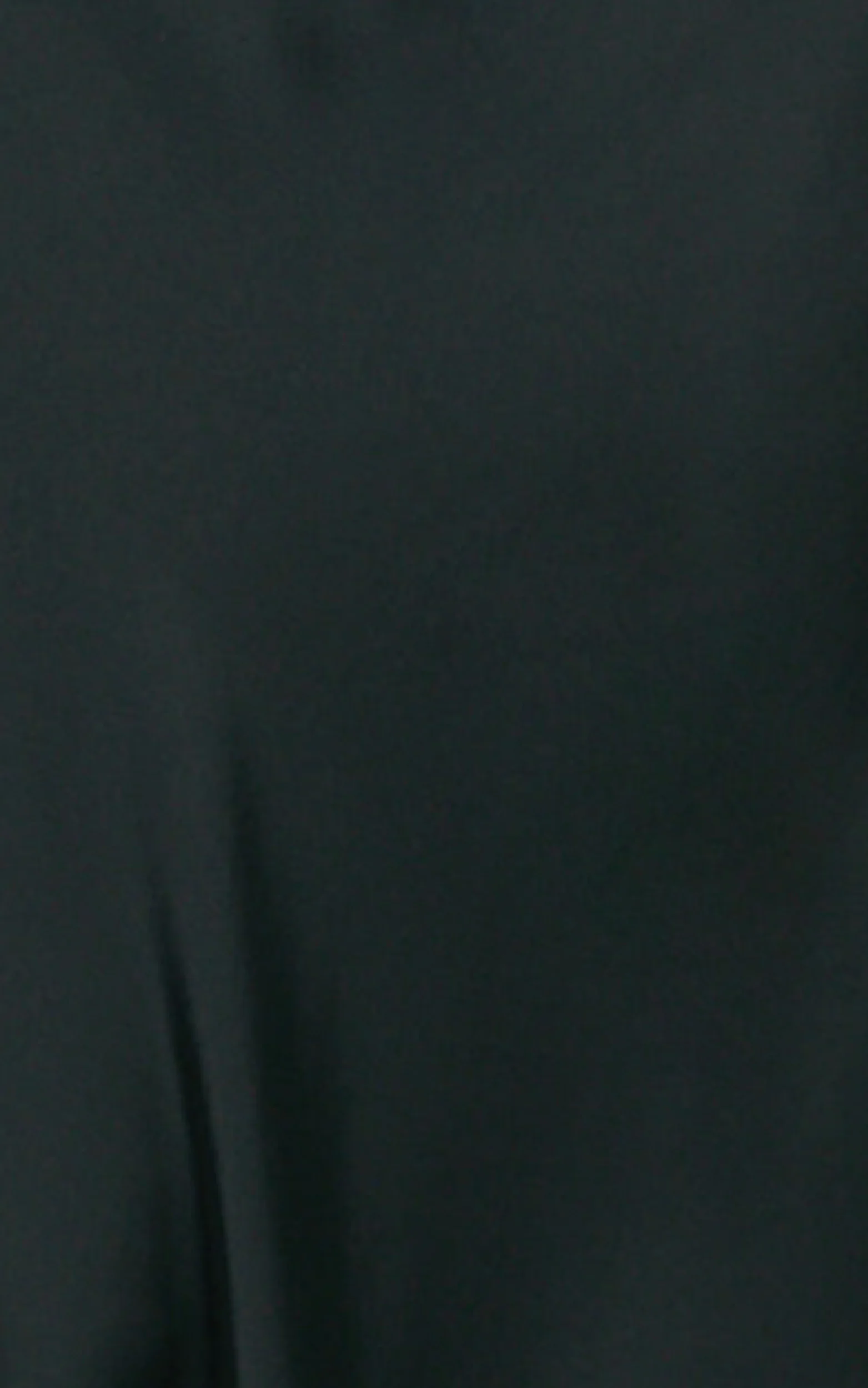 Quincy Maxi Dress Satin Slip Dress in Black