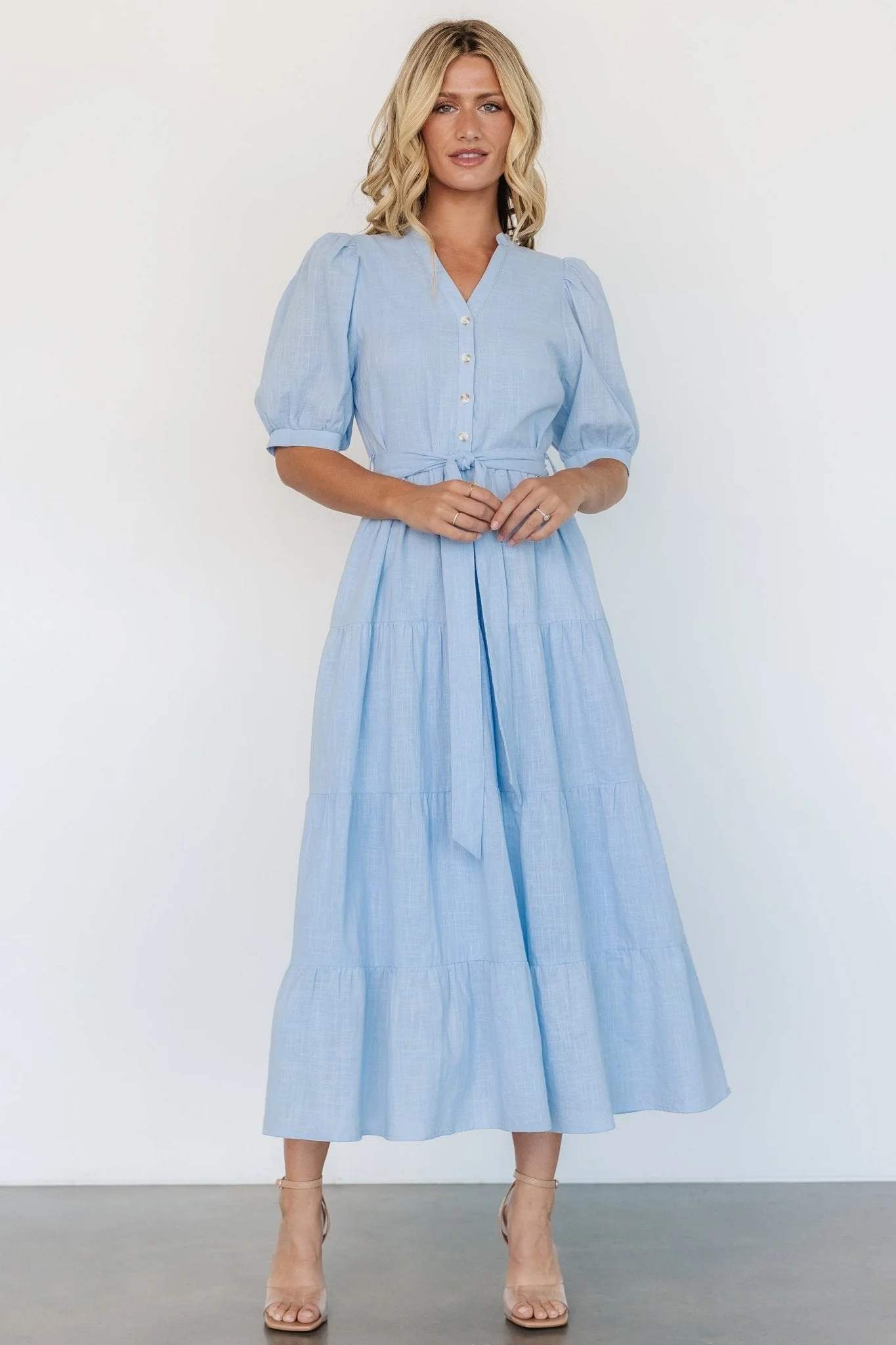 Camille Maxi Dress | Light Blue