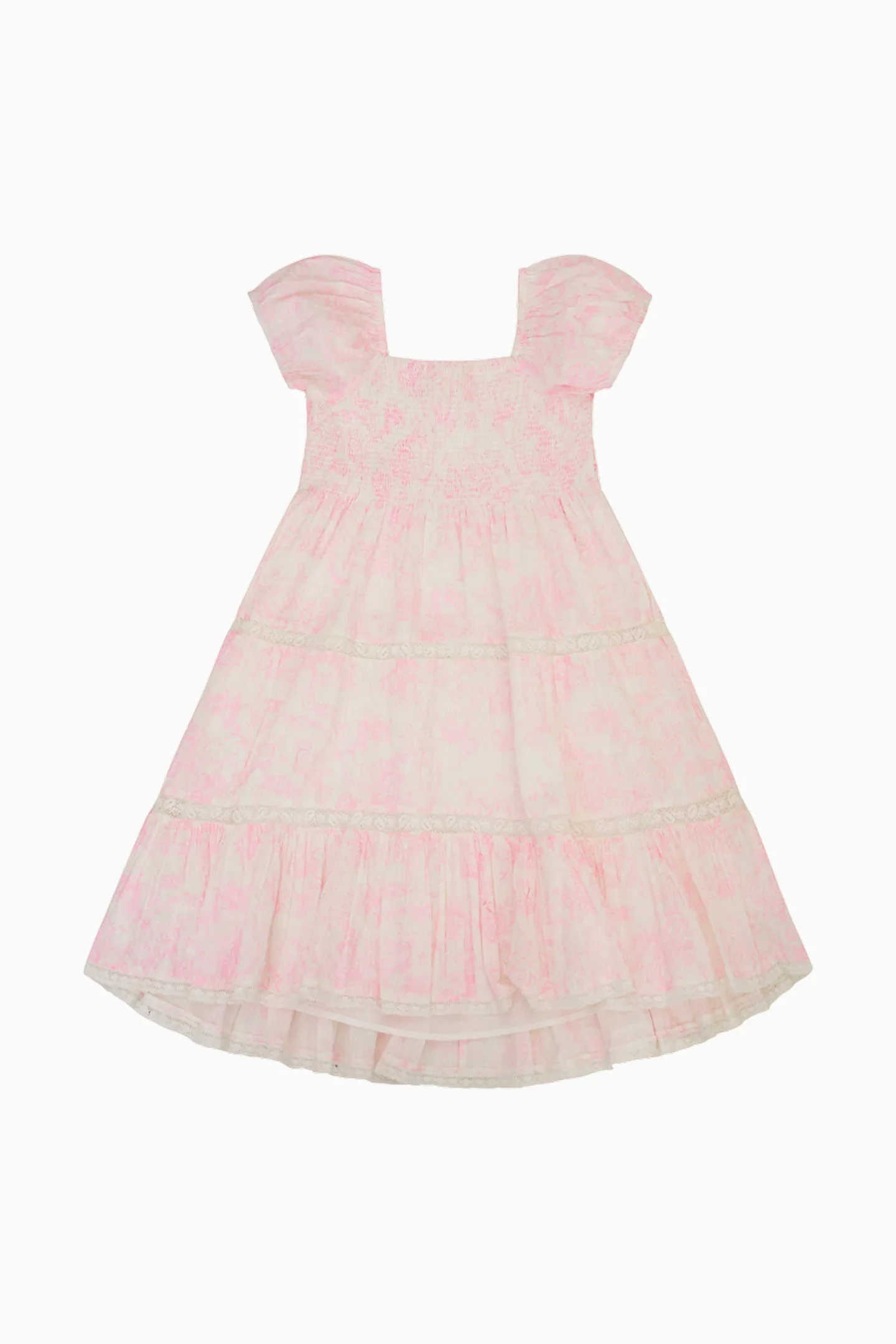 Girls Muriella Cotton Toile Print Dress