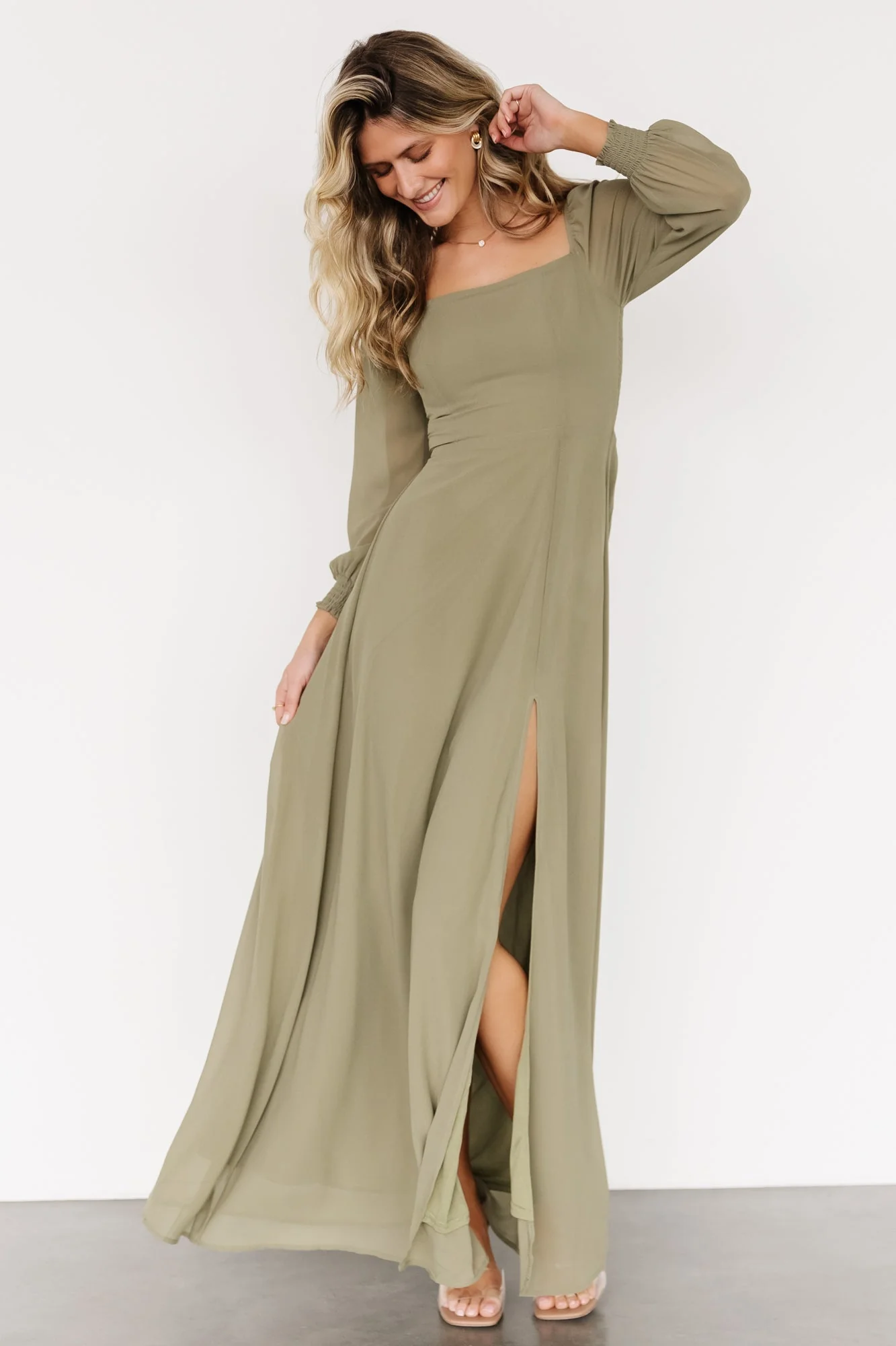 Giselle Maxi Dress | Dusty Olive
