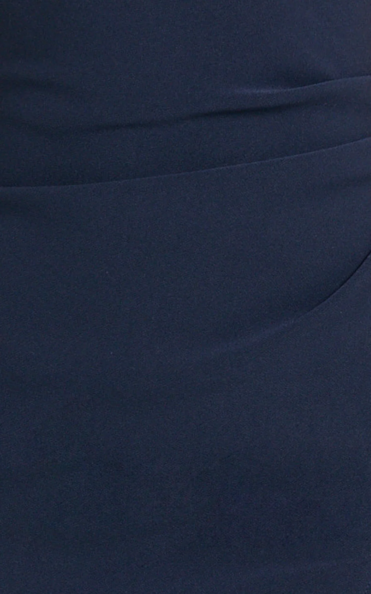 Thelma Maxi Dress Square Neck Bodycon Dress in Navy